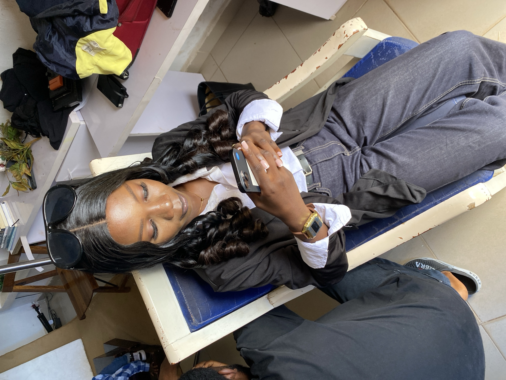 Wig shop sessions and street life in Bukuru, Nigeria
