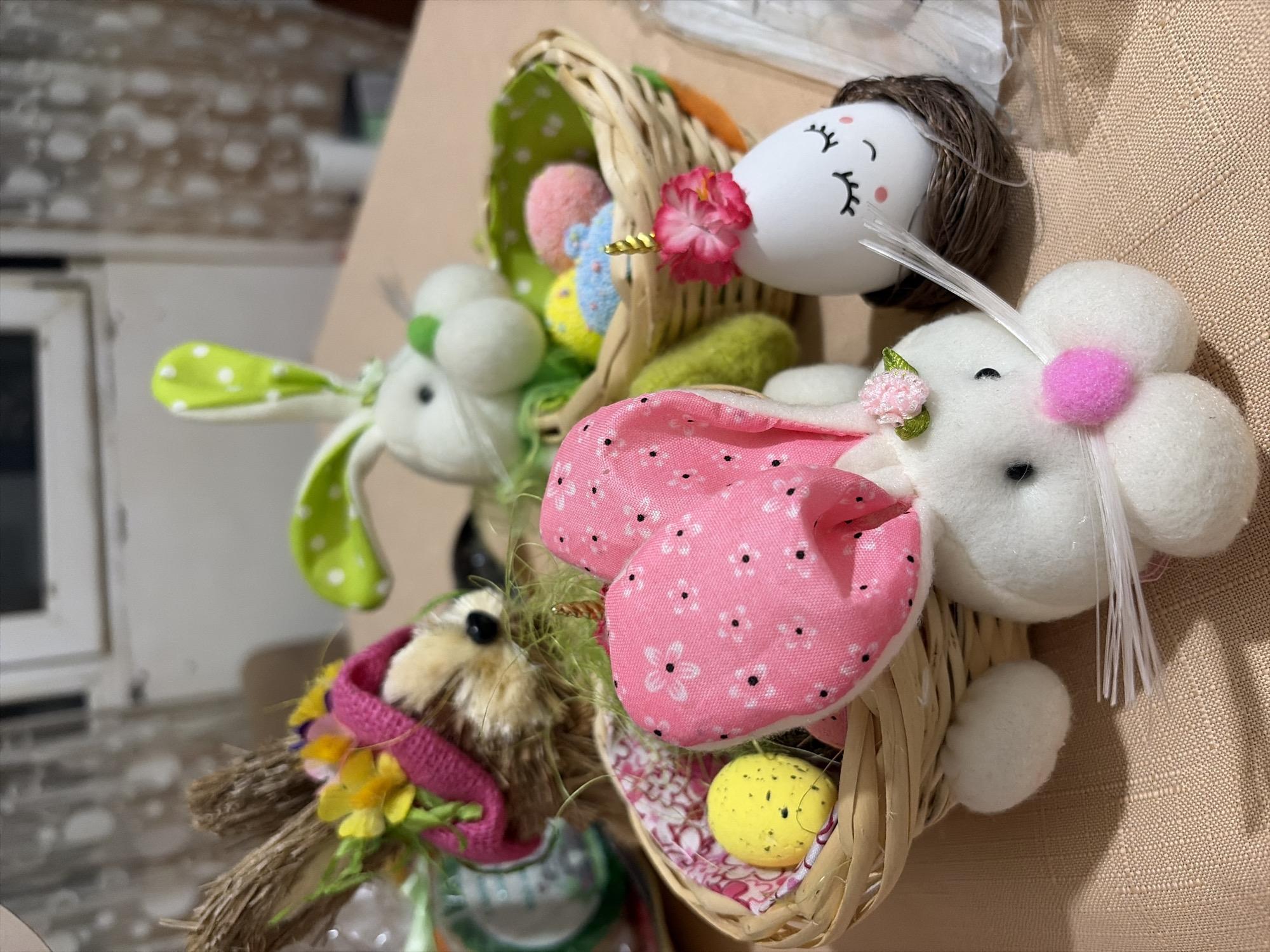Easter decorations and personal items documented in Ruse, Bulgaria