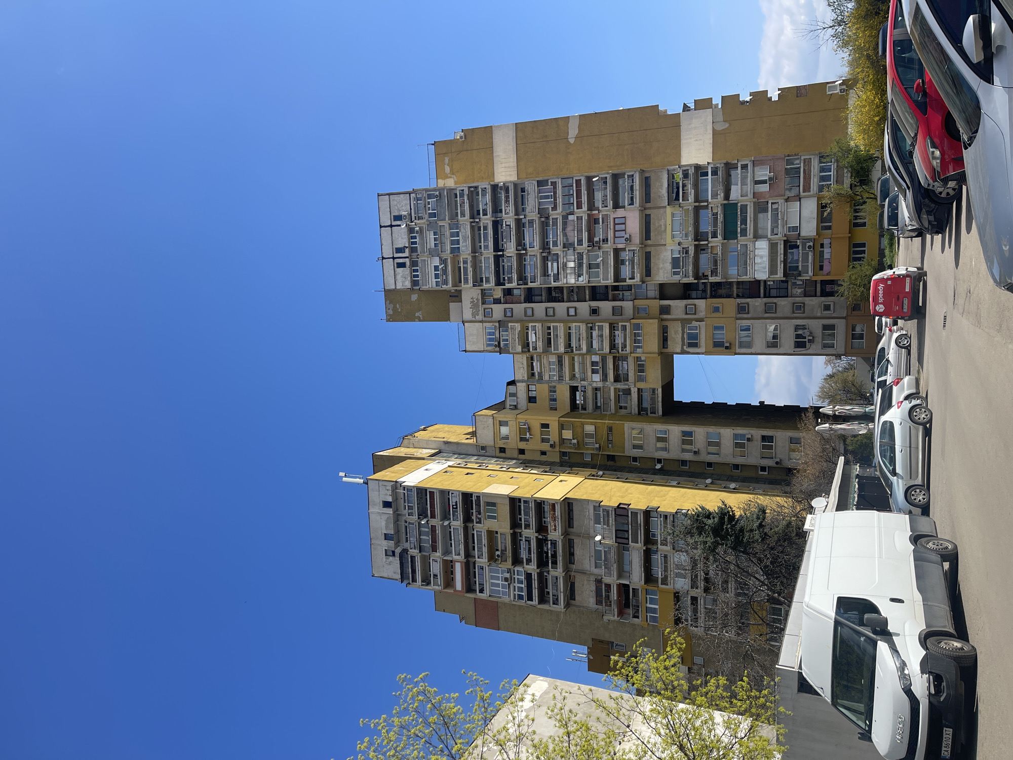 Morning scenes documented across Sofia apartment buildings and offices