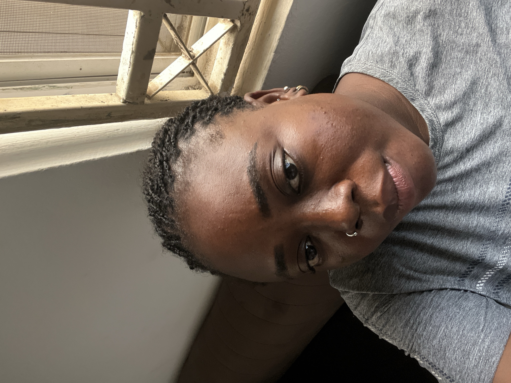 Casual hangout and selfies in an Abuja living room