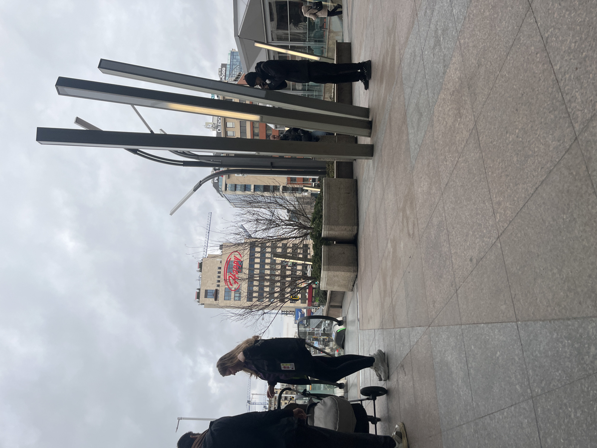 Everyday scenes captured across Sofia shopping areas and streets