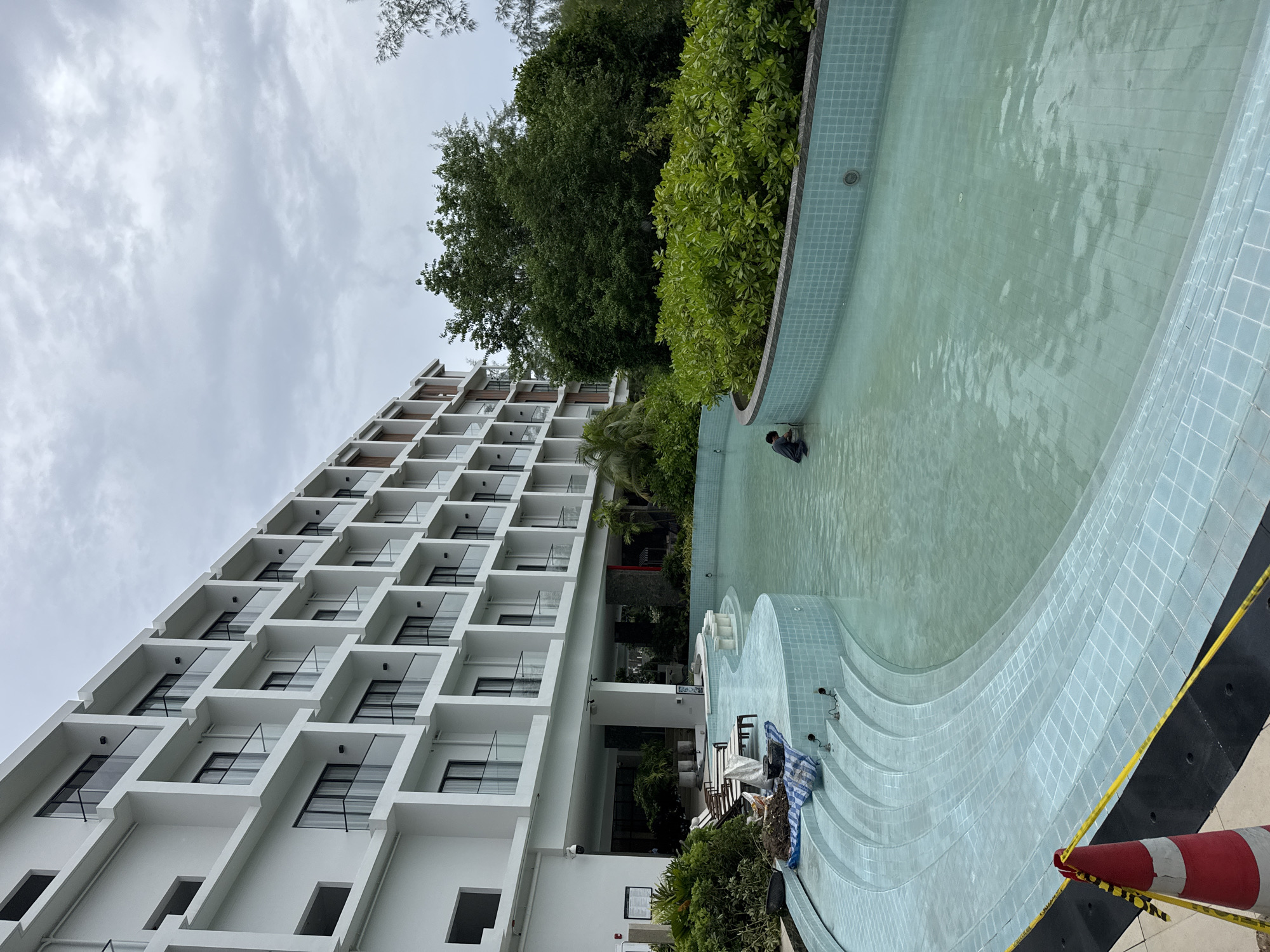 Inside and outside a Radisson resort in Choeng Thale, Thailand