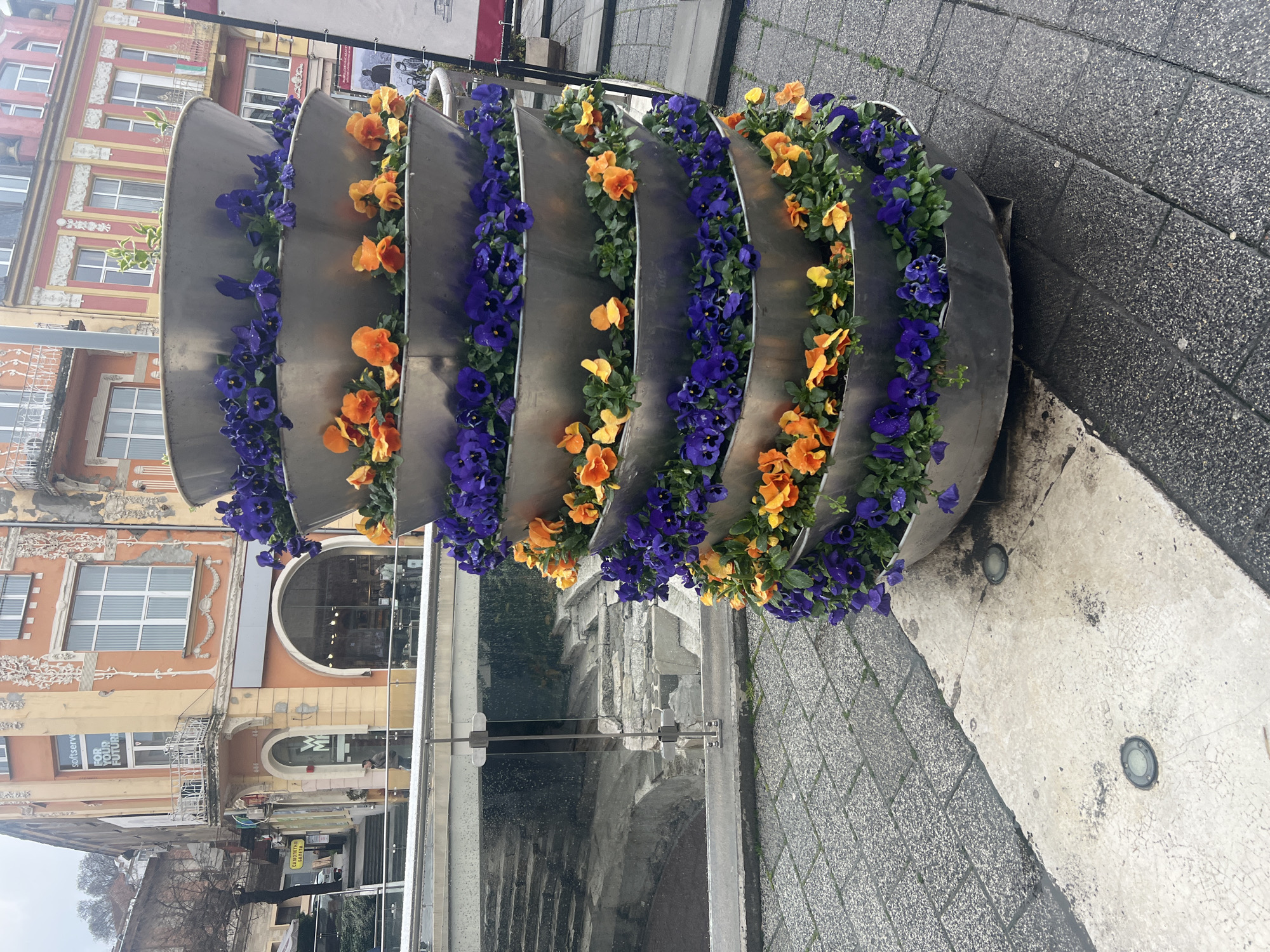 Afternoon walk through central Plovdiv captures Easter displays, shops