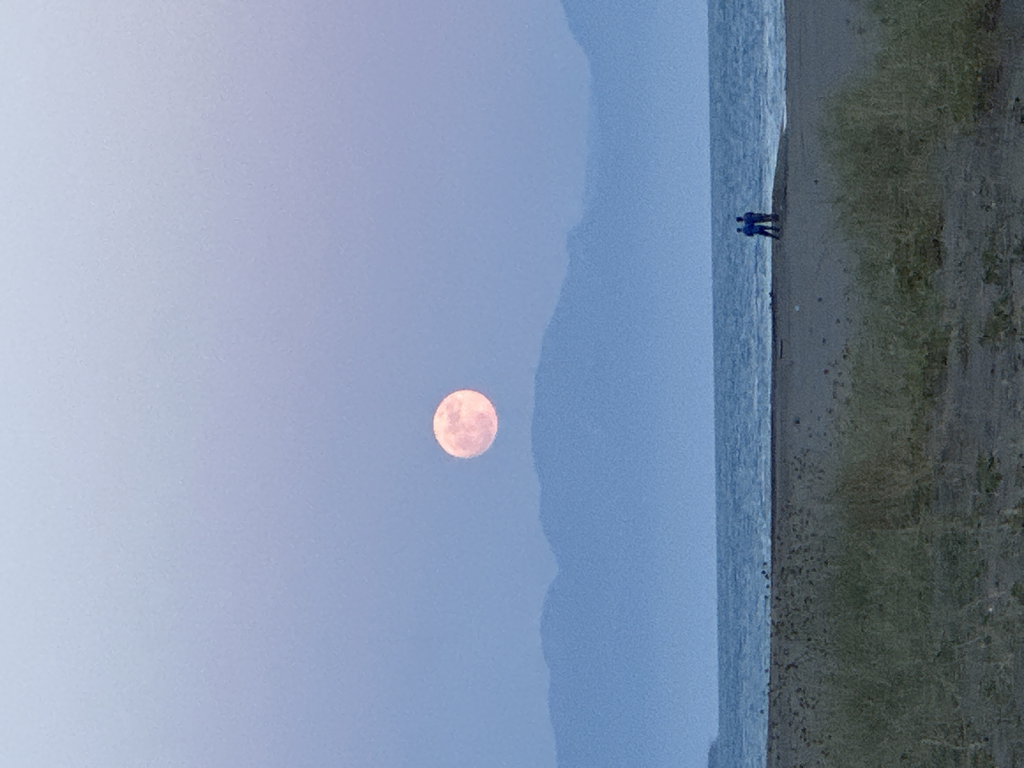 Evening beach and camping scenes documented in Montenegro