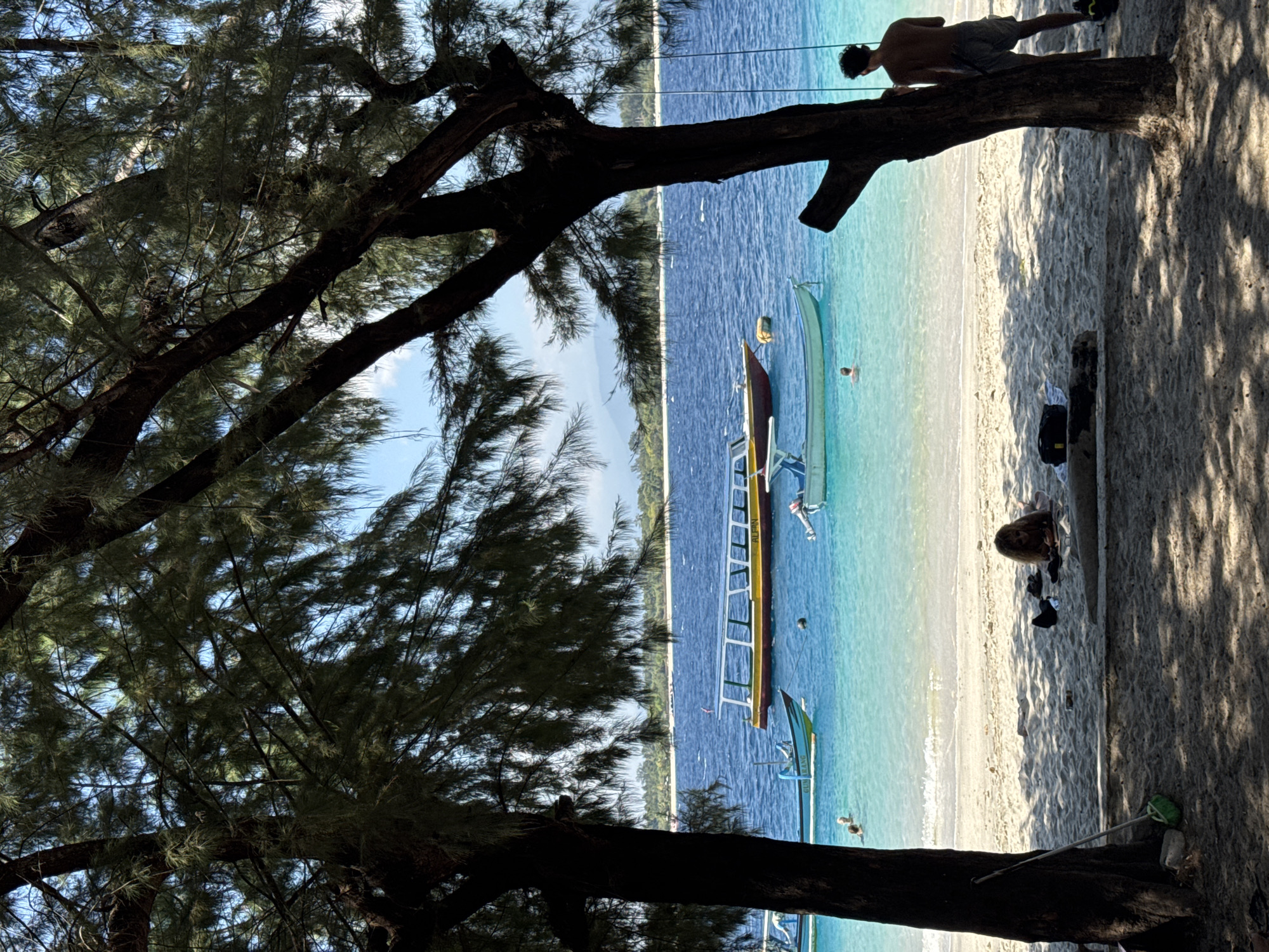 Laid-back beach café on the Lombok shoreline