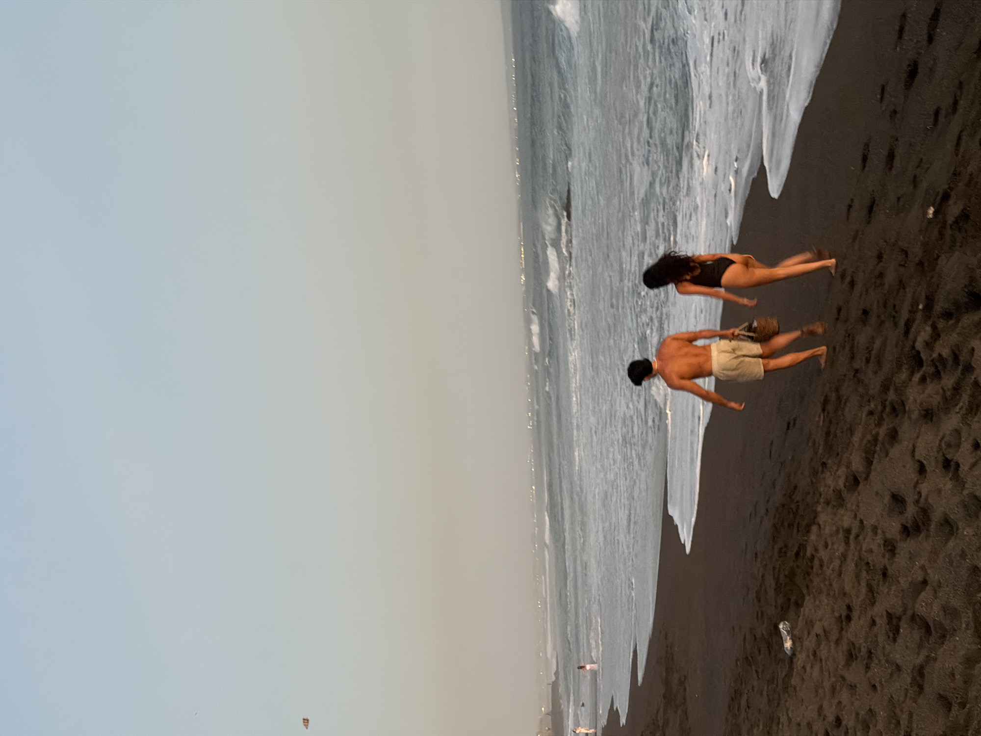 Sunset beach scenes captured in Mengwi, Indonesia