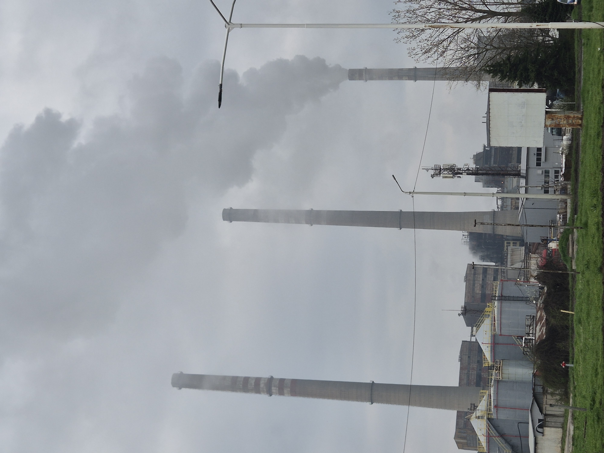 Morning scenes documented across industrial Ruse, Bulgaria