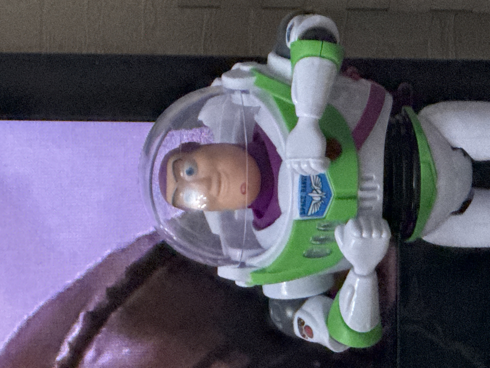 Buzz Lightyear toy spotted near TV in Tver home