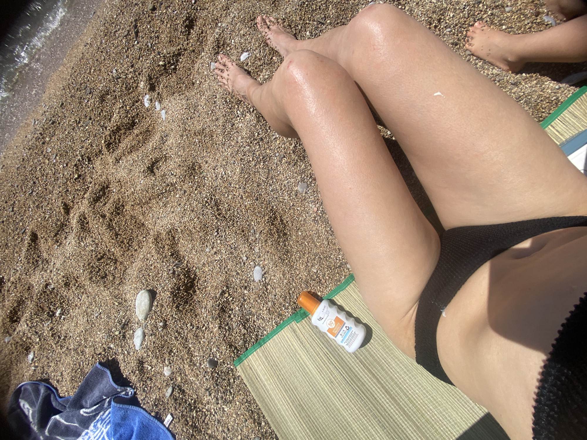 Summer morning beach scenes documented across Budva, Montenegro