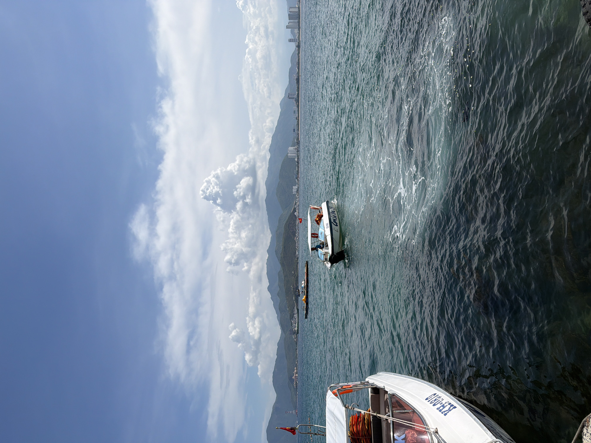 Morning coastal scenes captured in Nha Trang Ward