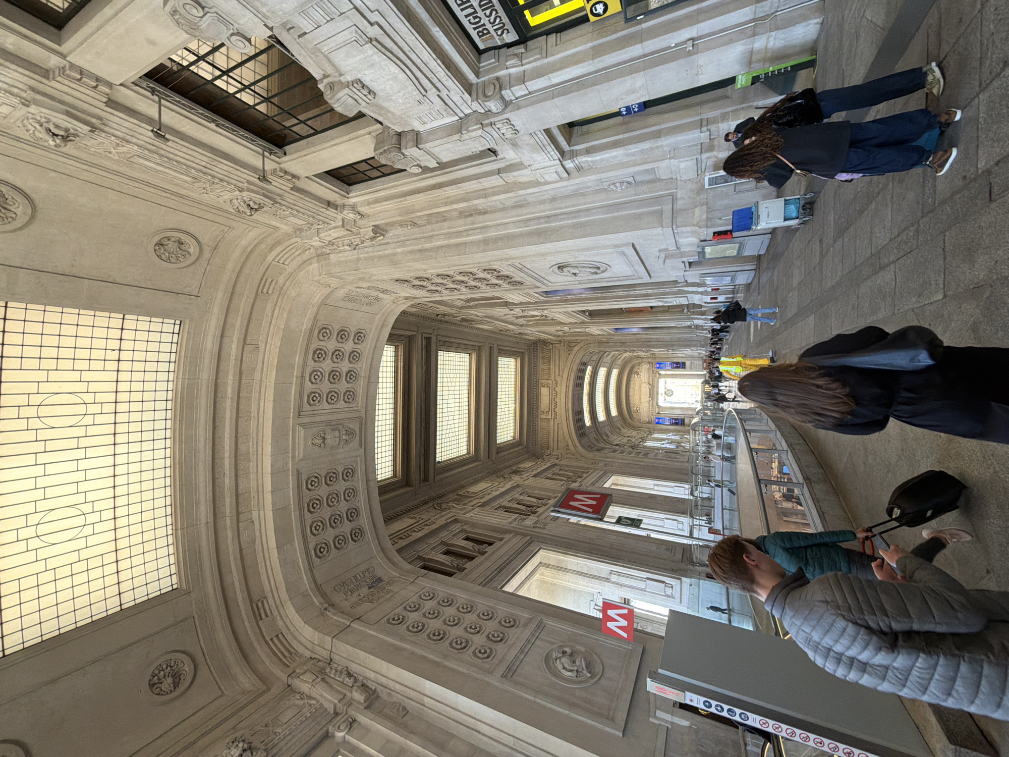 Milan Central Station interior architecture documented by witness