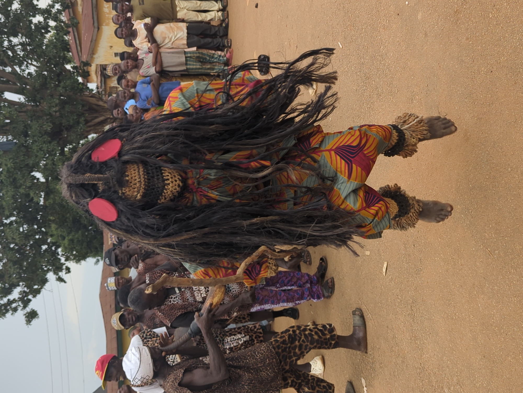 Traditional cultural procession and performance draws crowds in Kafanchan, Nigeria
