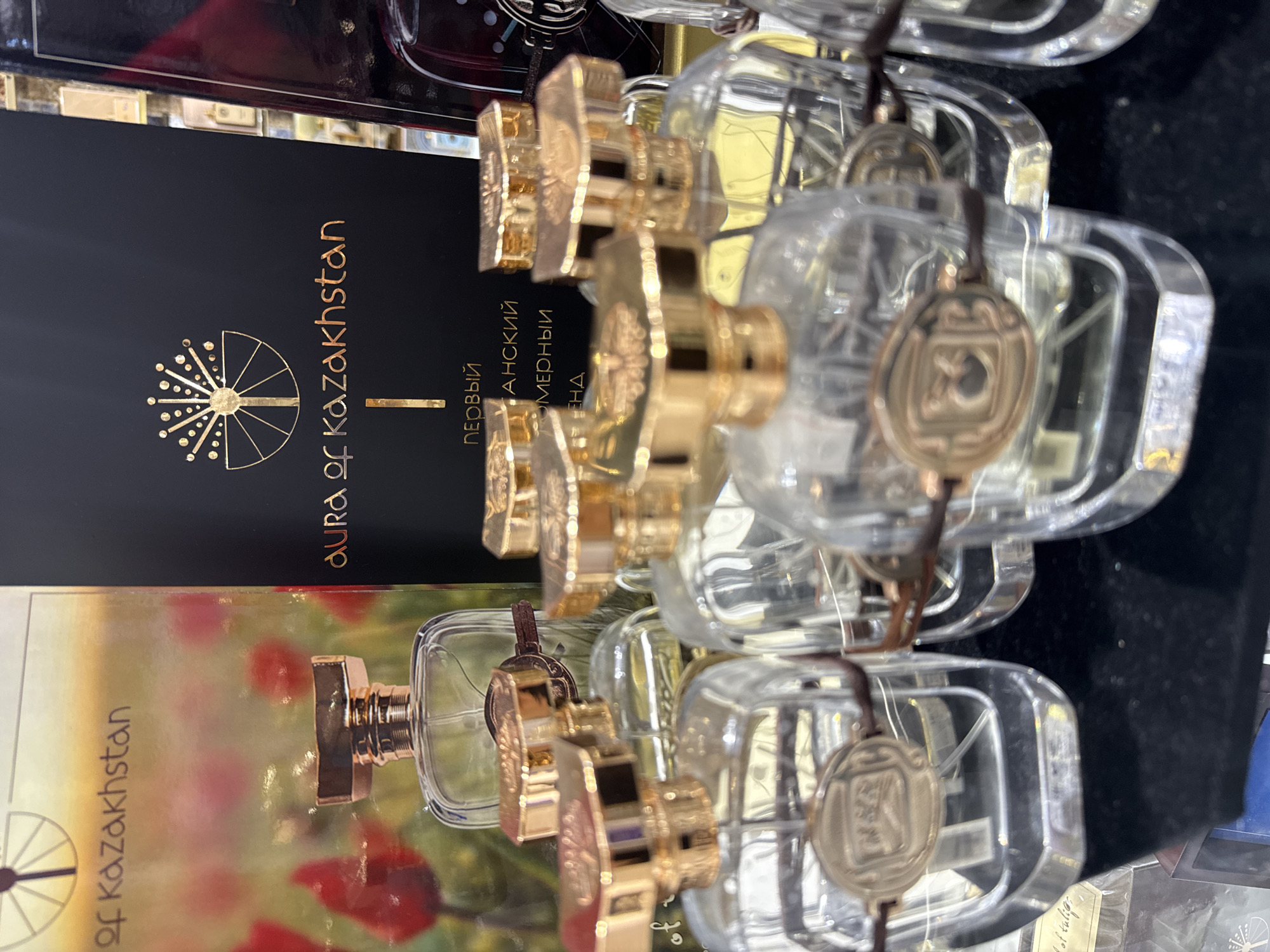 Luxury perfume shopping in an Astana fragrance boutique