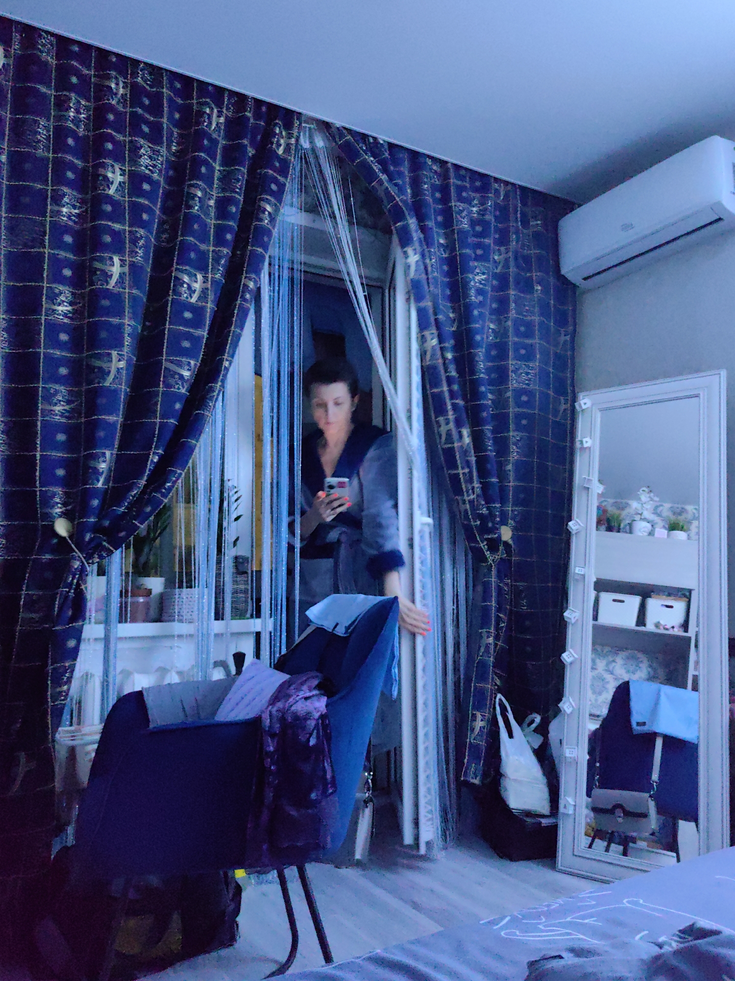 Couple Documents Evening Home Life in Fanipal, Belarus