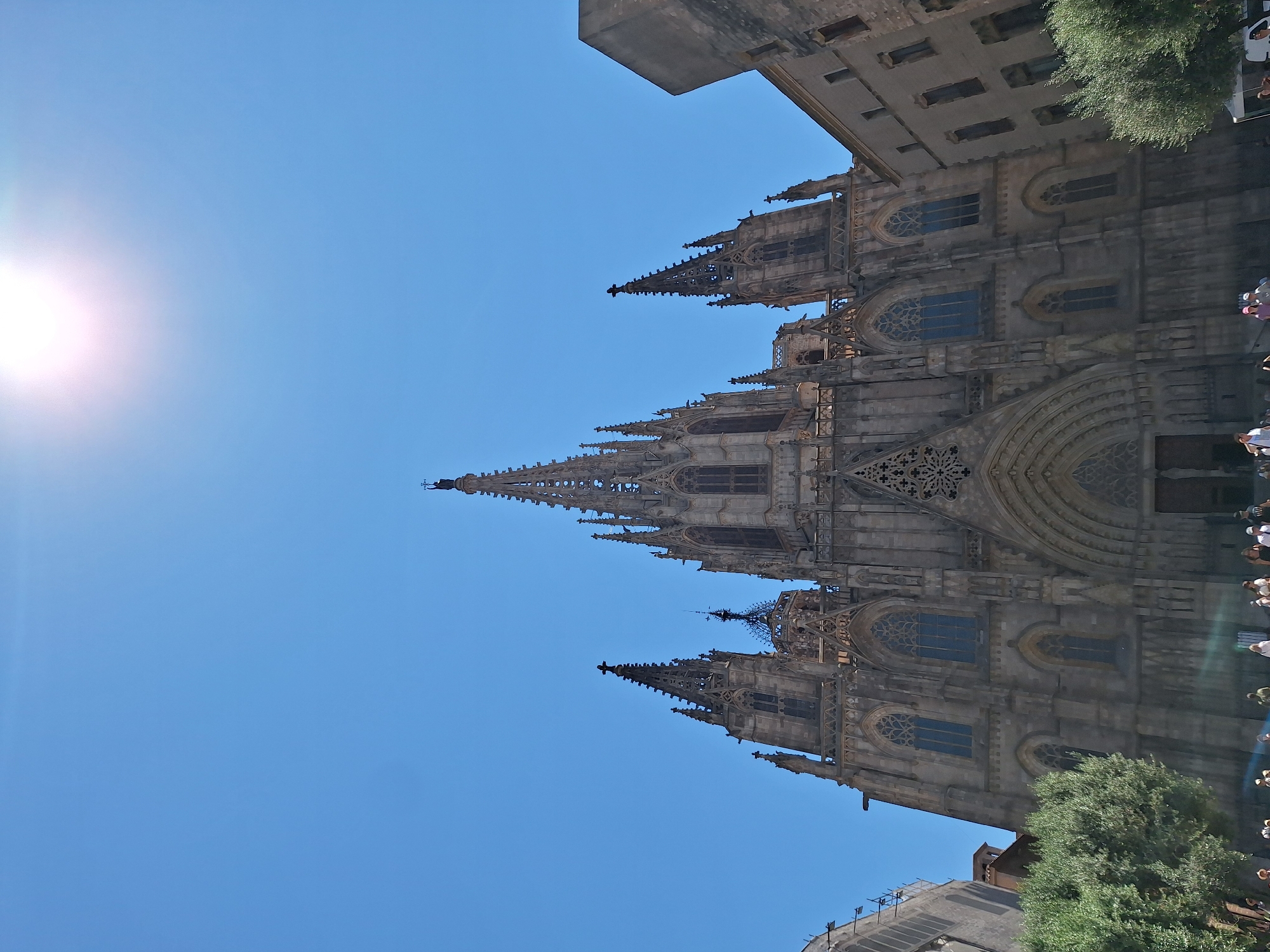 Barcelona Cathedral exterior, Gothic Quarter