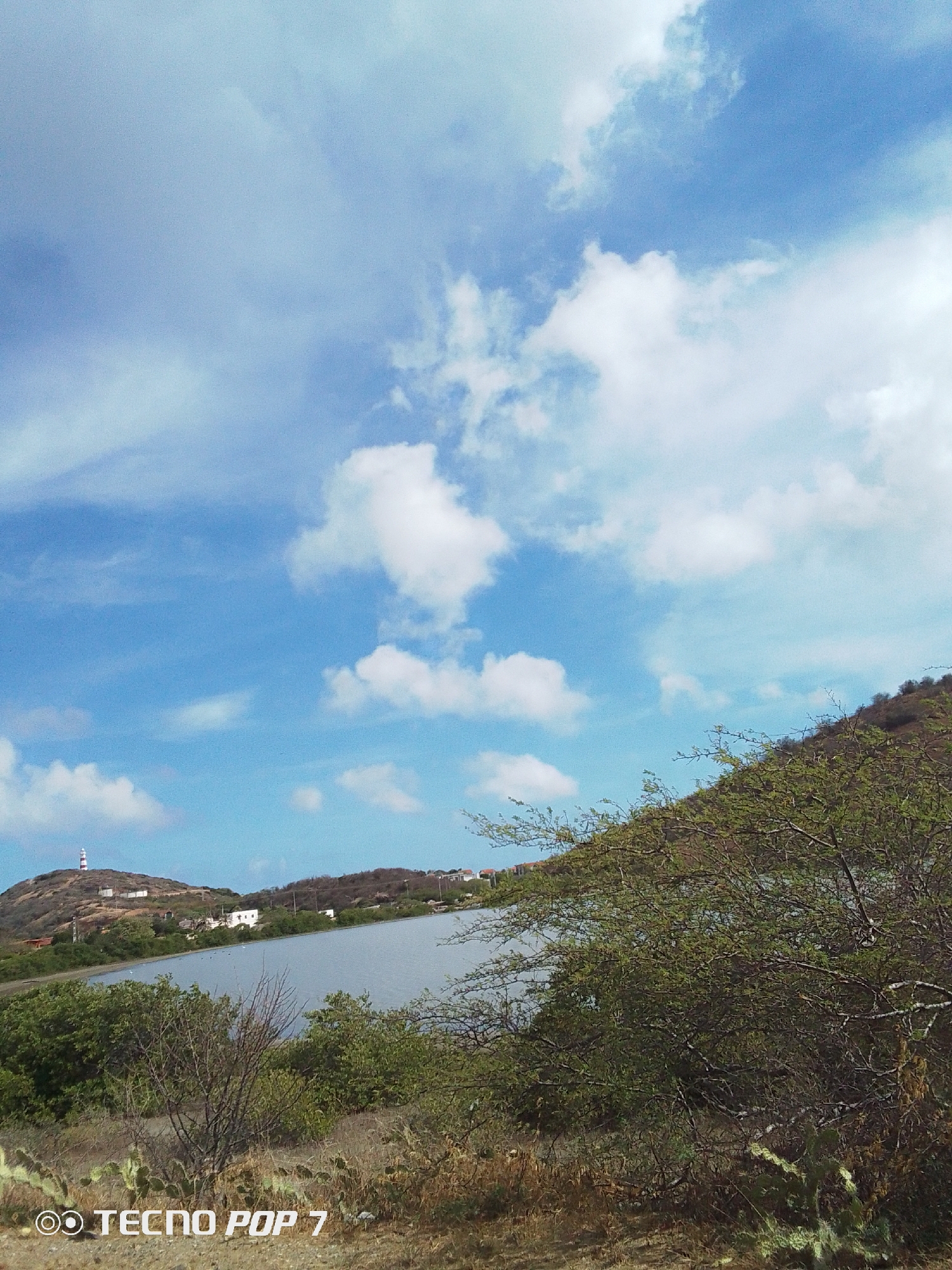 Coastal Venezuelan town landscapes documented during afternoon