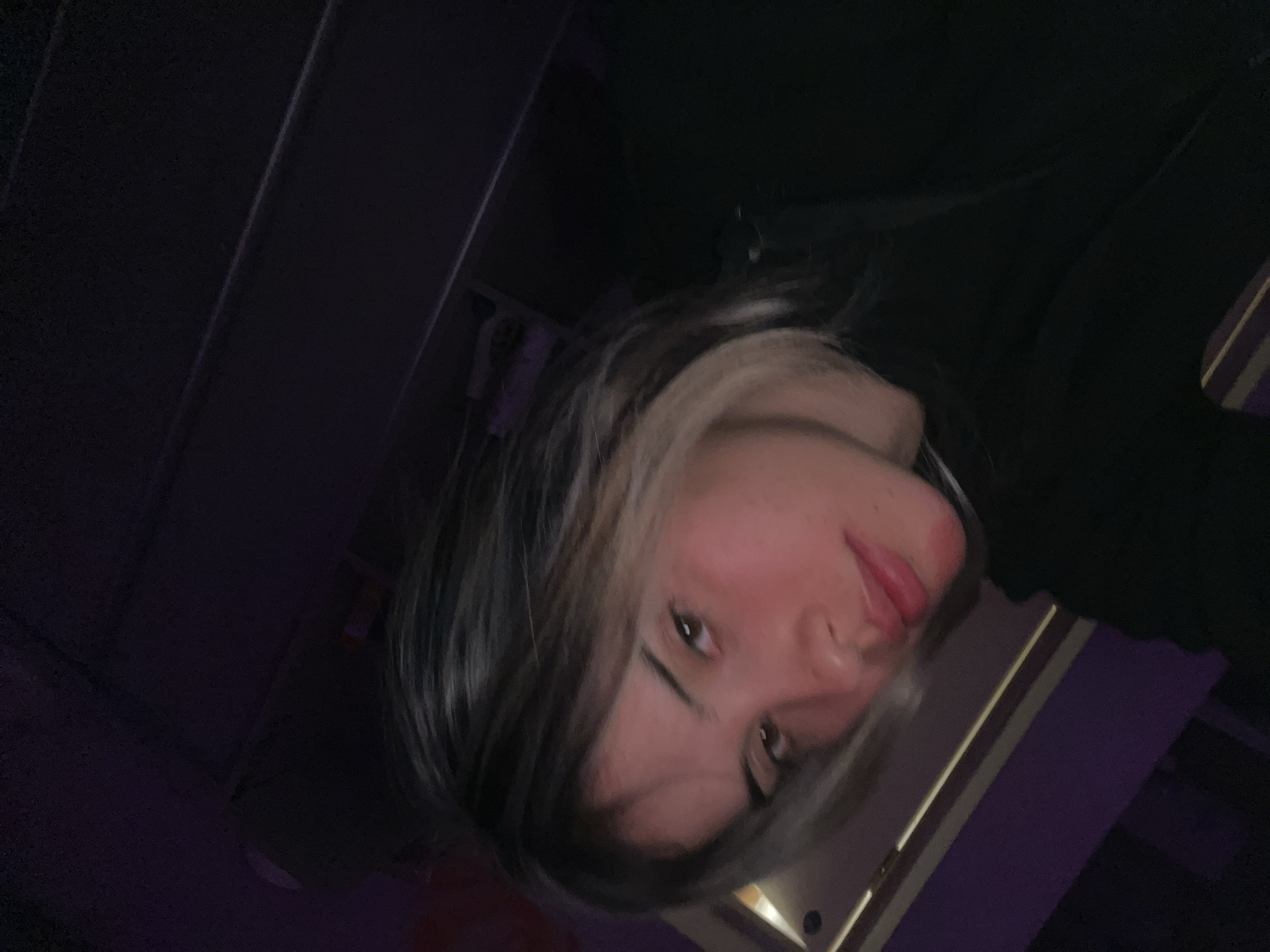Late-night selfie session at a home in Sumalao, Argentina