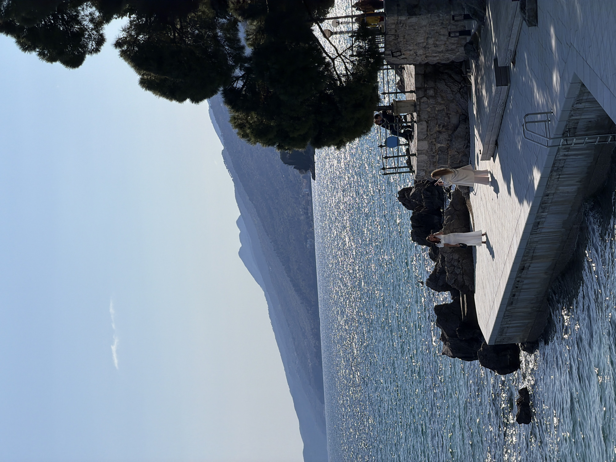 Easter decorations and tourists observed in Opatija coastal resort