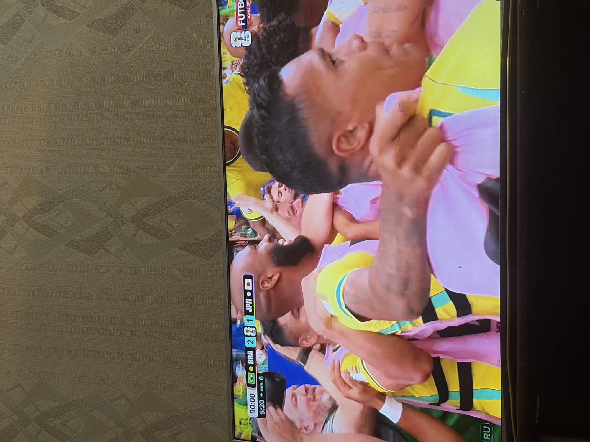 Brazil edges Japan 2-1 in stoppage time, watched from Tashkent