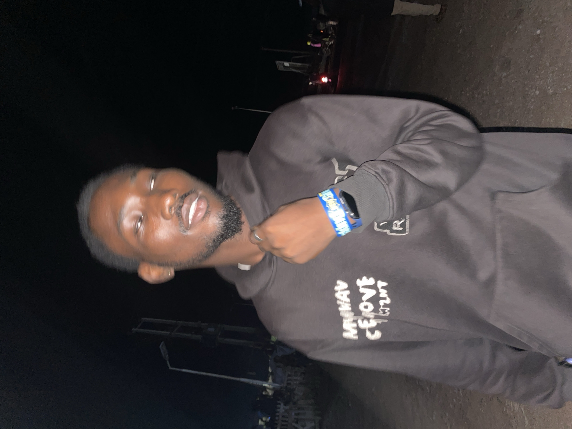 Nighttime street and market activity across Lokoja, Nigeria