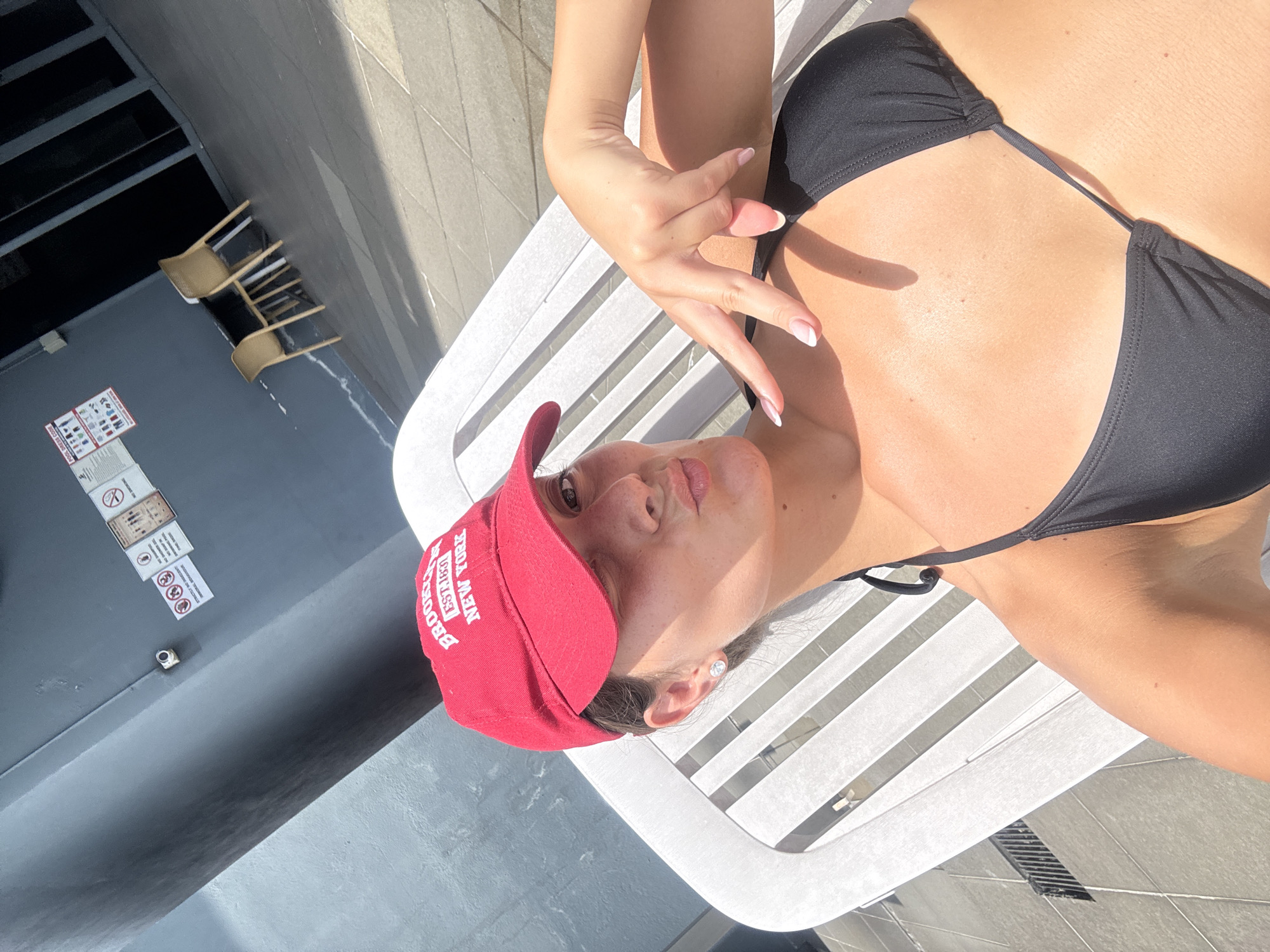 Morning poolside relaxation and maintenance captured in Kuala Lumpur