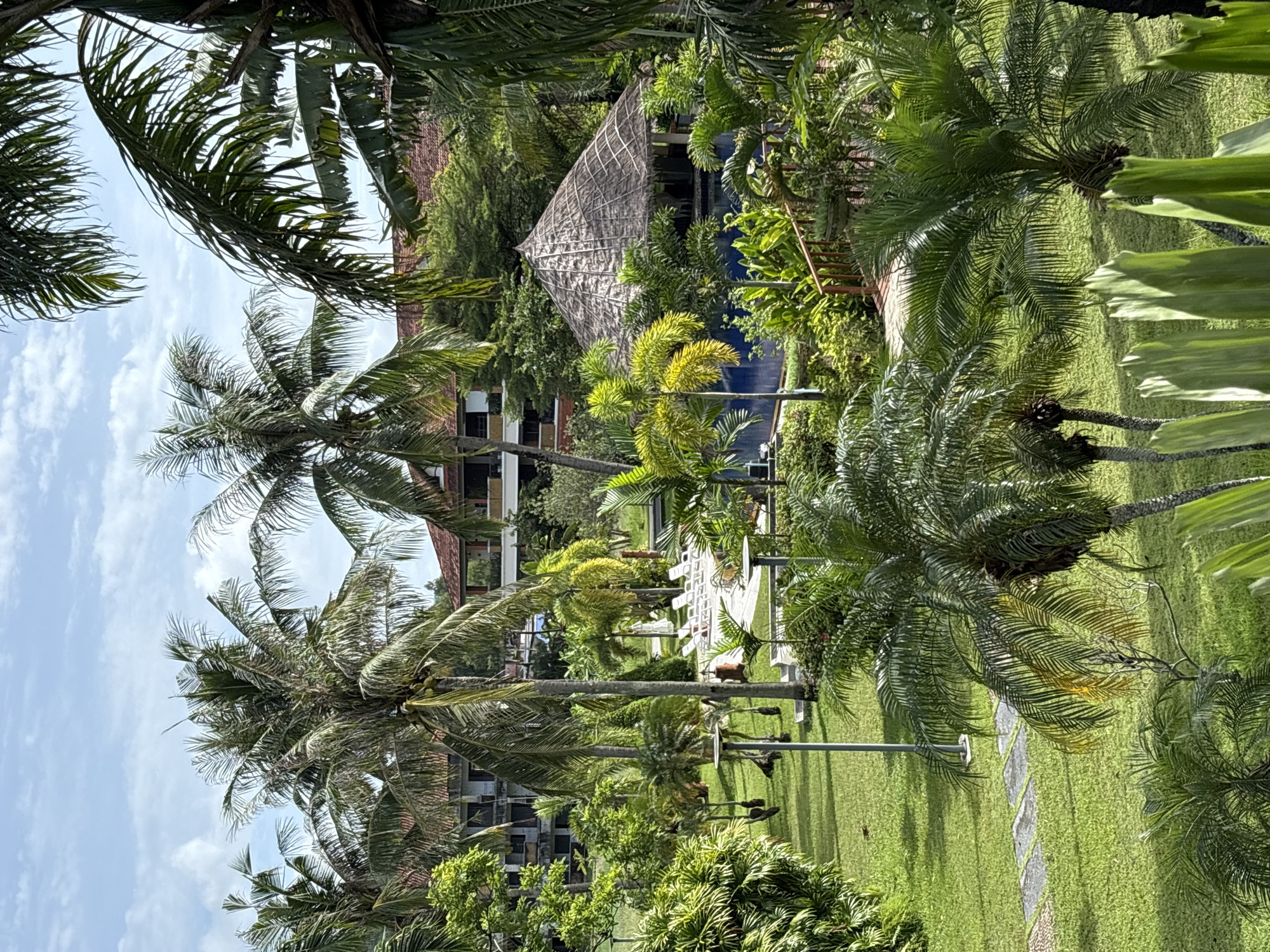 Early morning resort activities documented in Chalong, Thailand