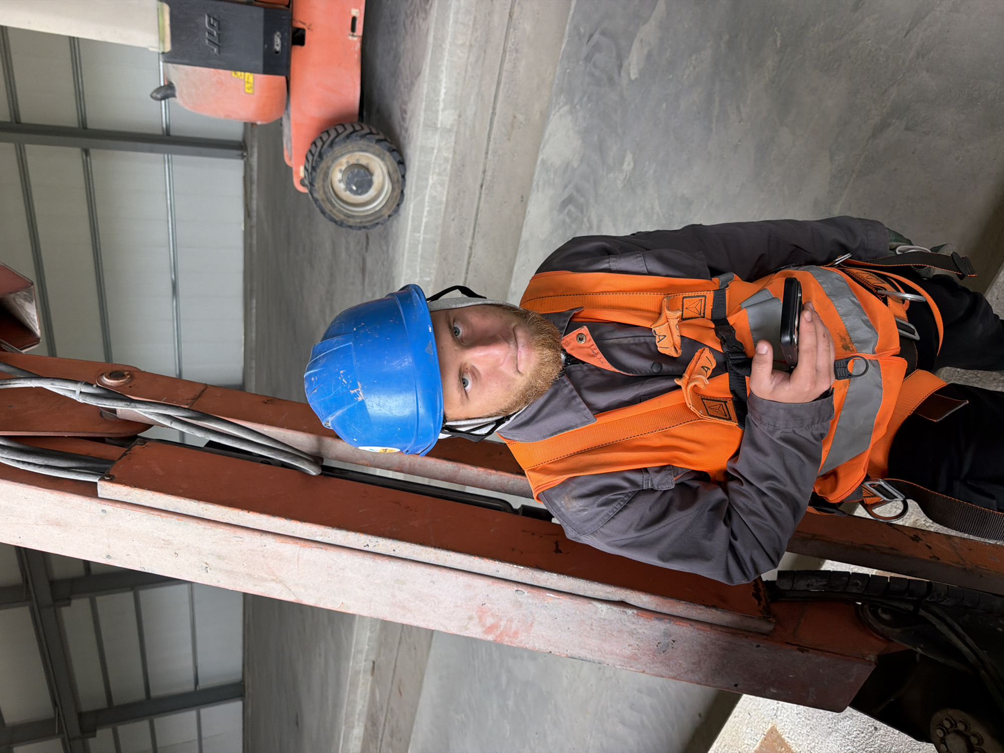 Construction crew at work across two sites in southern Poland