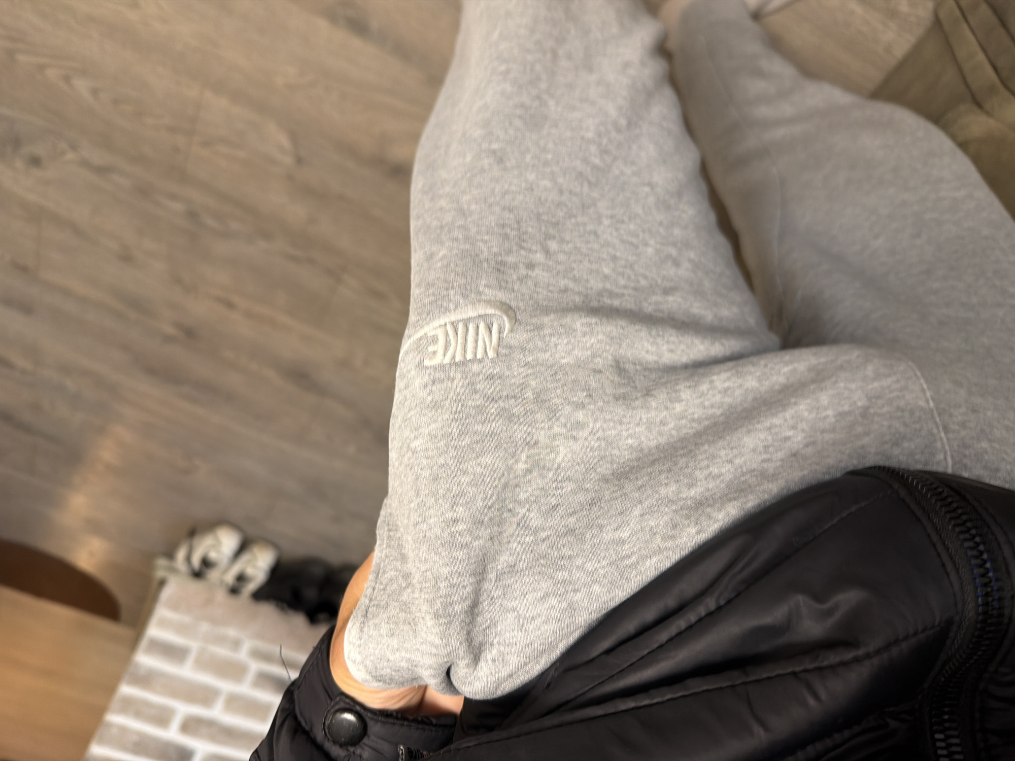 Person in Nike athletic wear photographed in Vardim