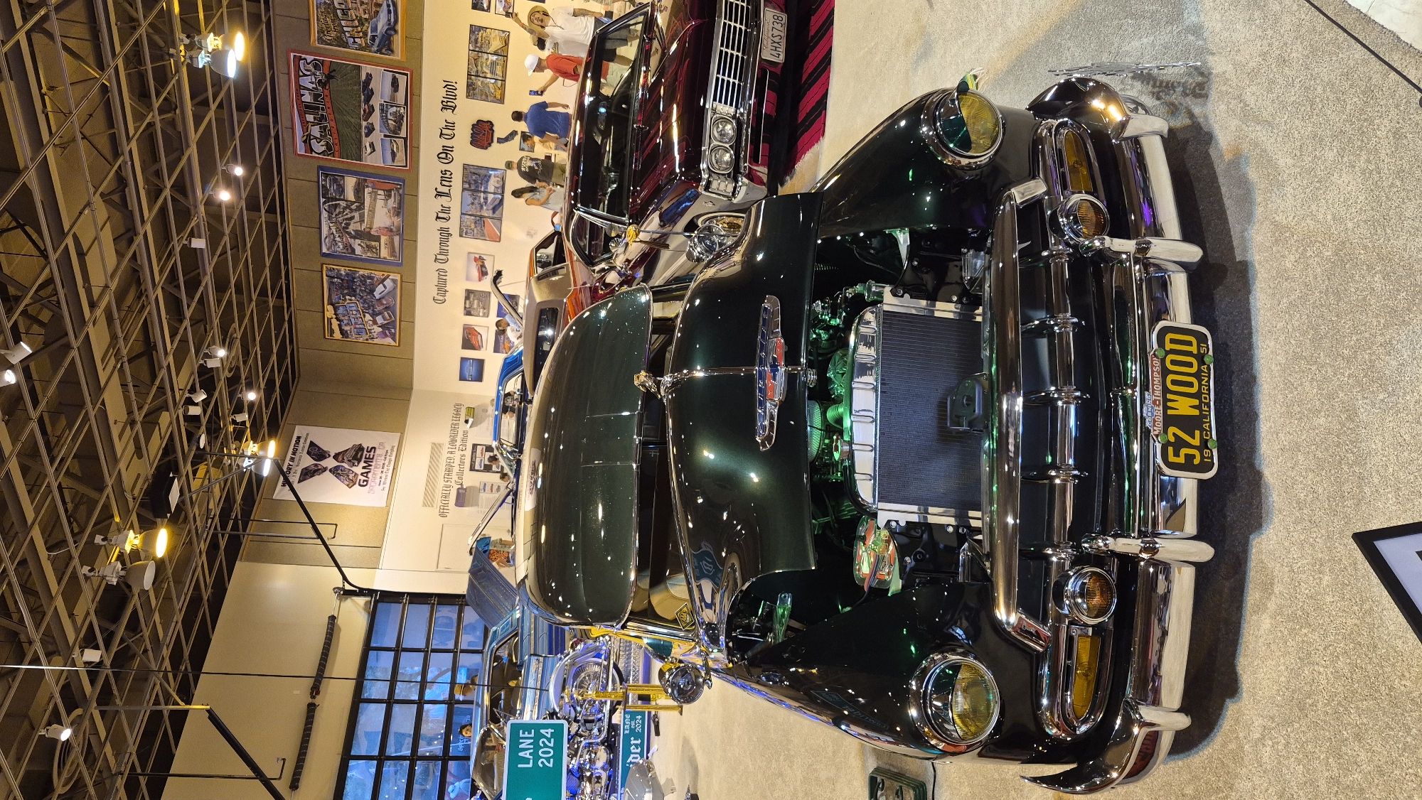 Sacramento lowrider show, inside and out