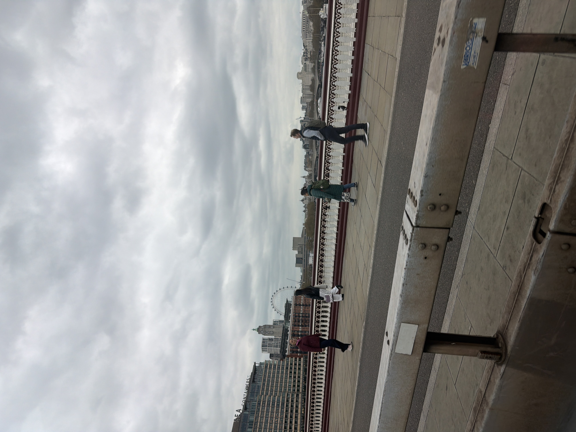 London street scenes captured from Tower Bridge area