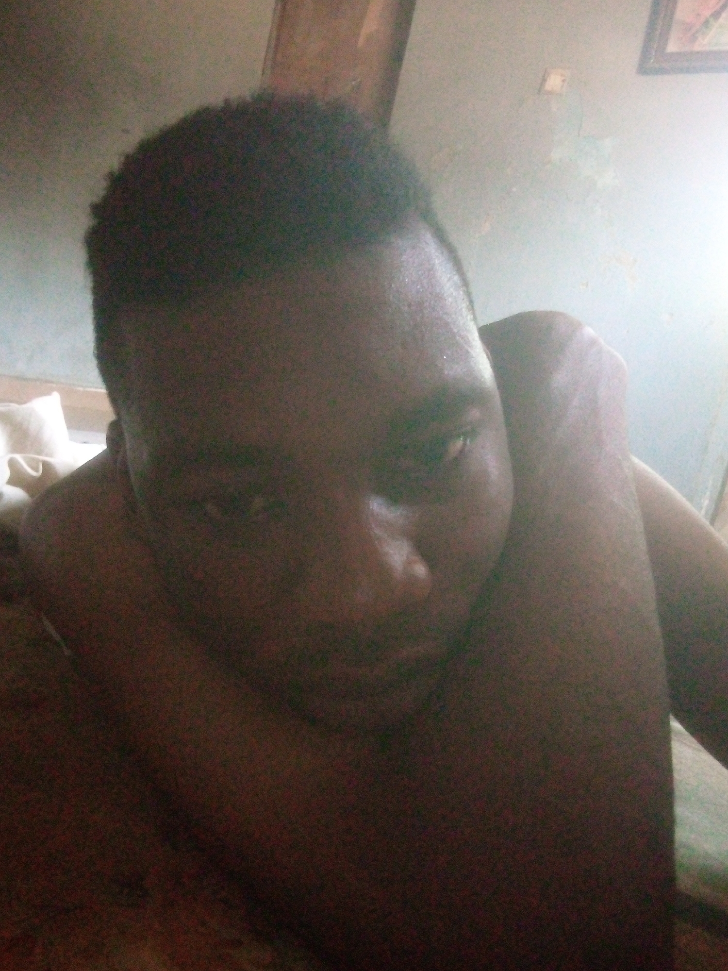 Man resting indoors captured in witness memory