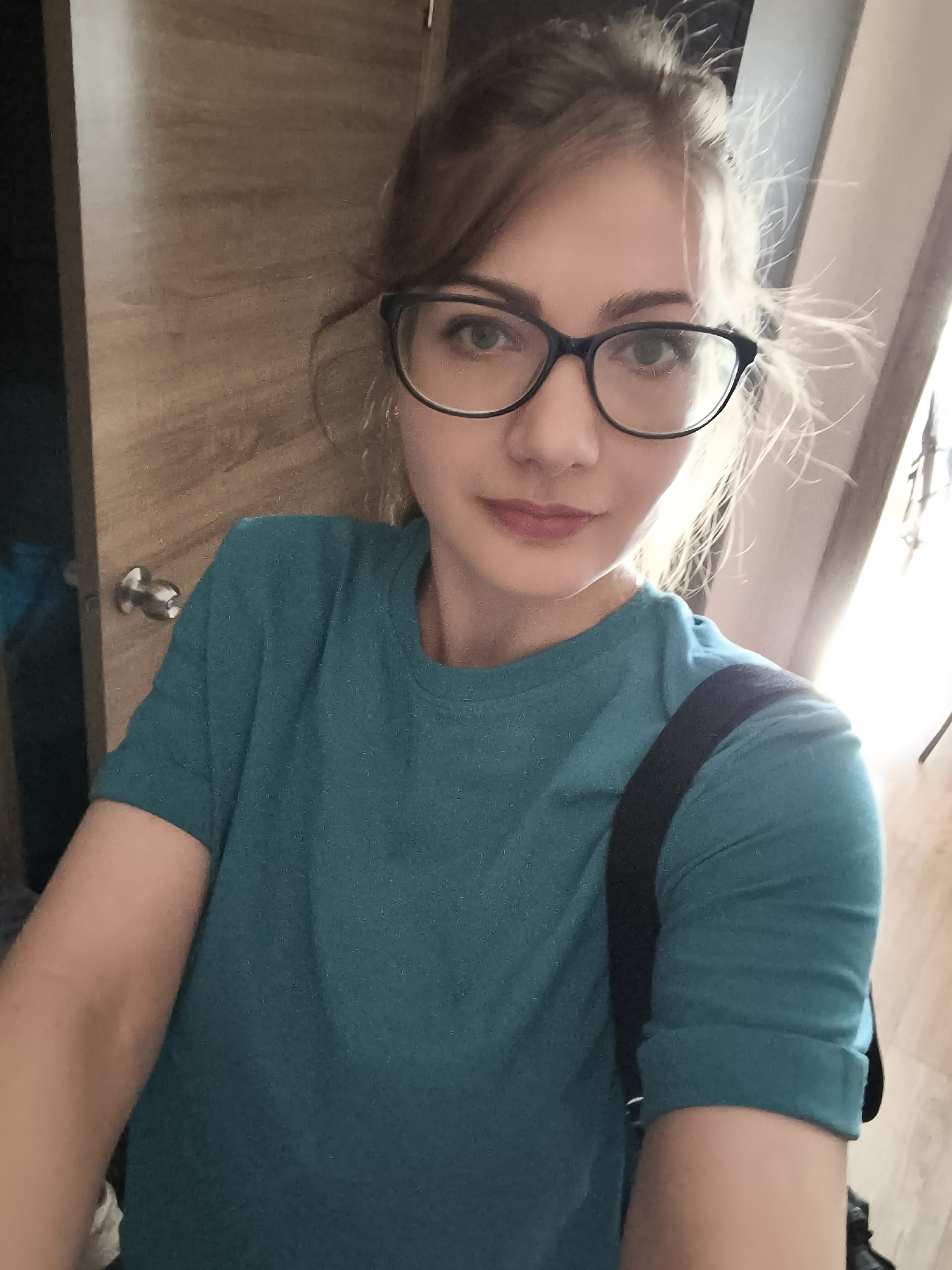 Selfies and garden flowers across a quick morning outing