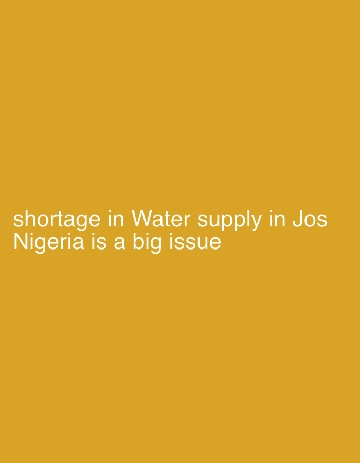 Jos residents queue for water trucks amid supply shortage