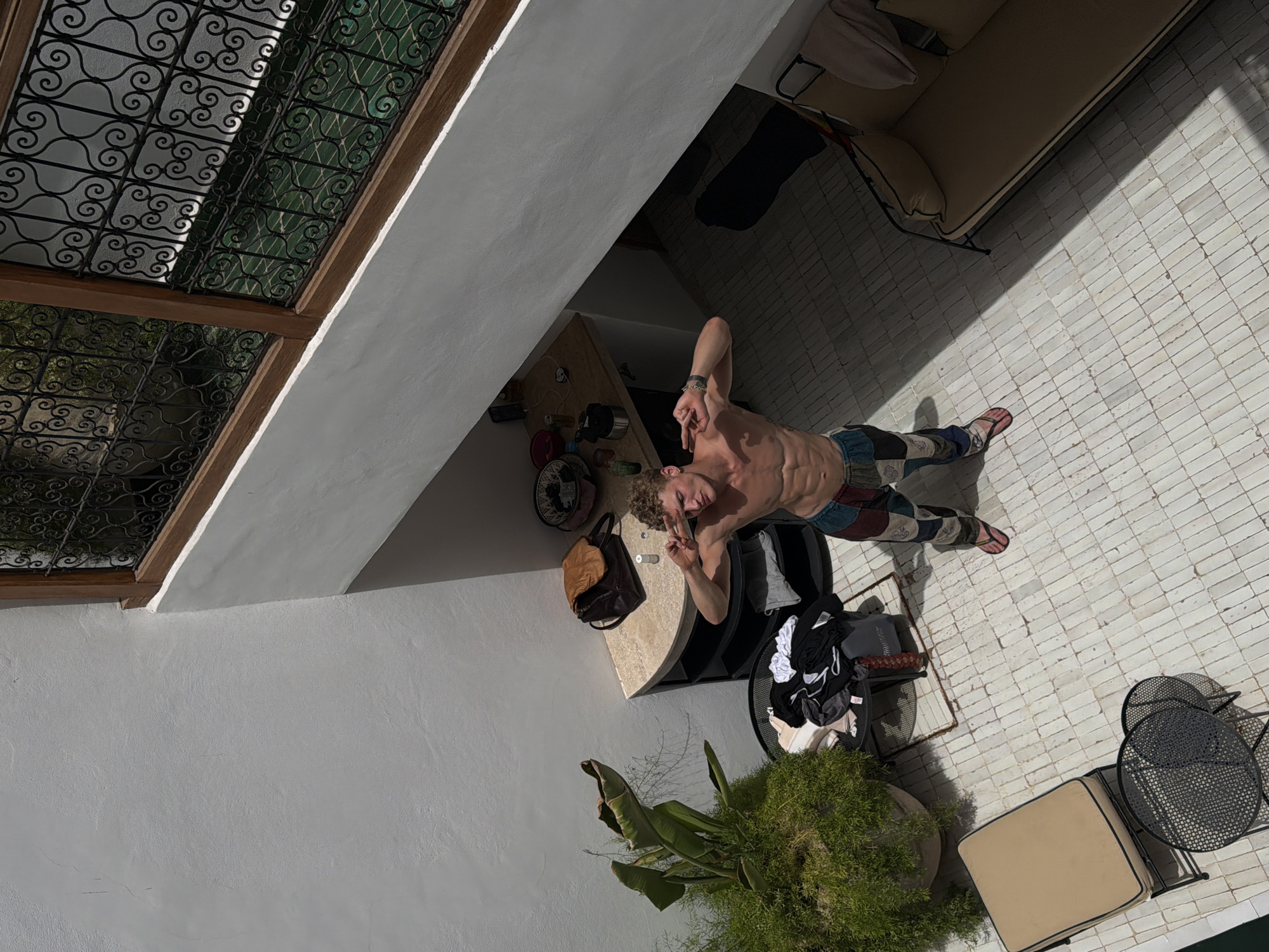 Last hours of a Marrakesh stay, from riad to road