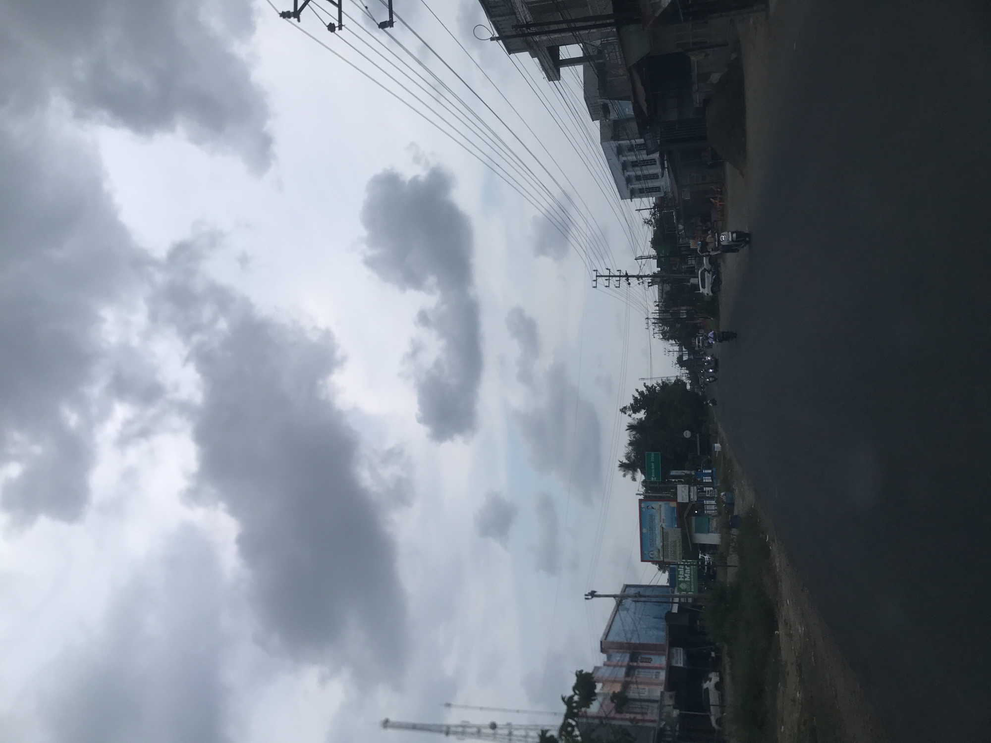 Morning street activity observed in Lhokseumawe, Indonesia