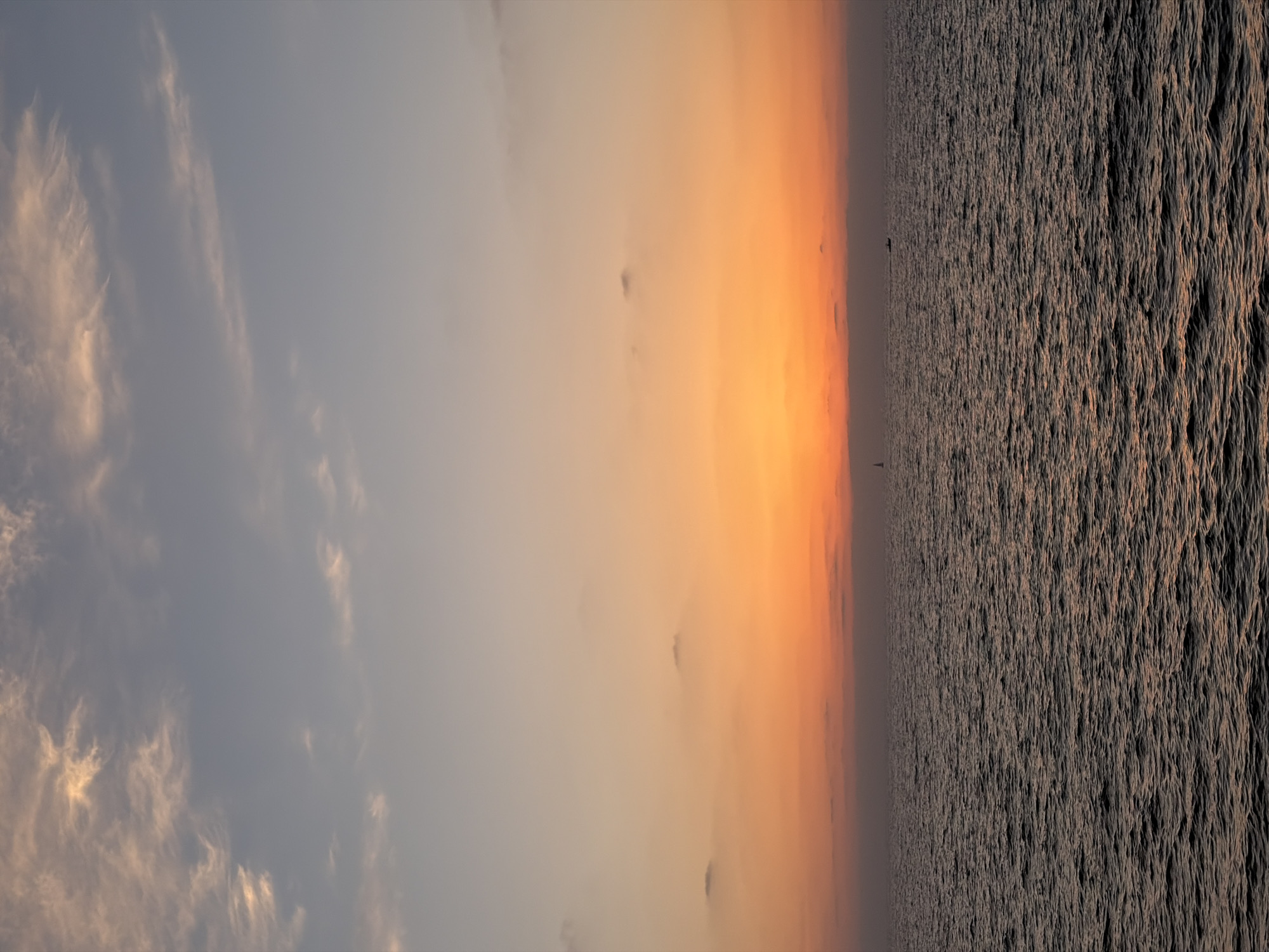 Sunset moments captured along Tel Aviv coastline