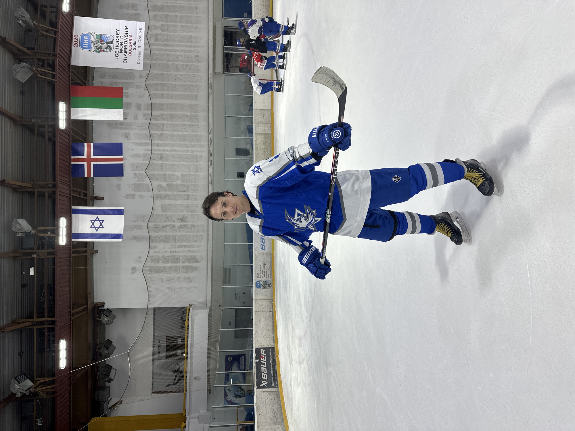 Hockey practice session documented at Sofia ice rink