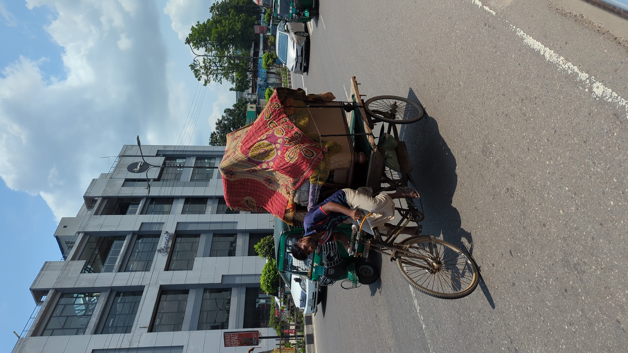 Morning rush hour traffic observed in Dhaka streets