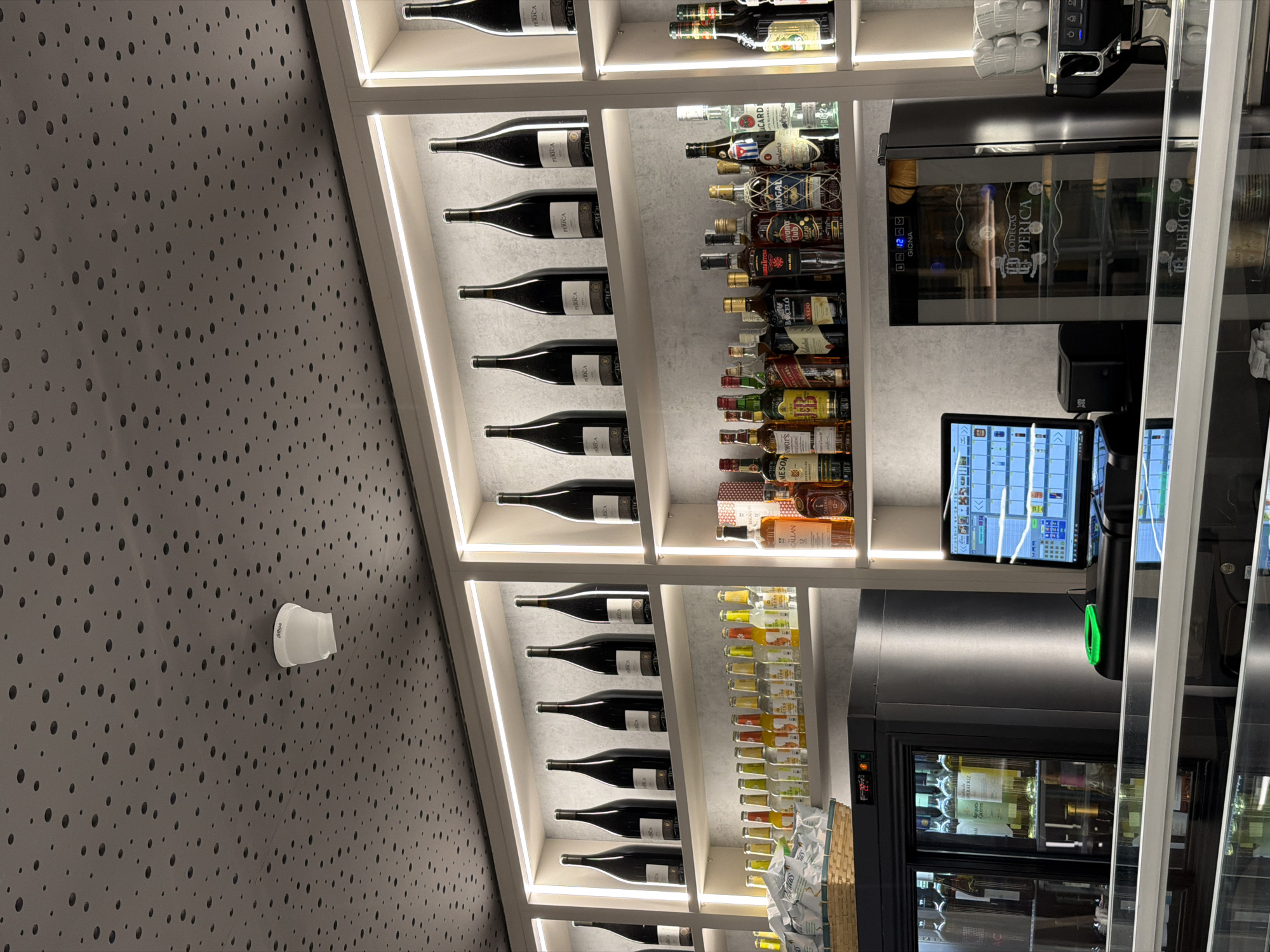 Modern wine establishment interior documented in Logroño, Spain