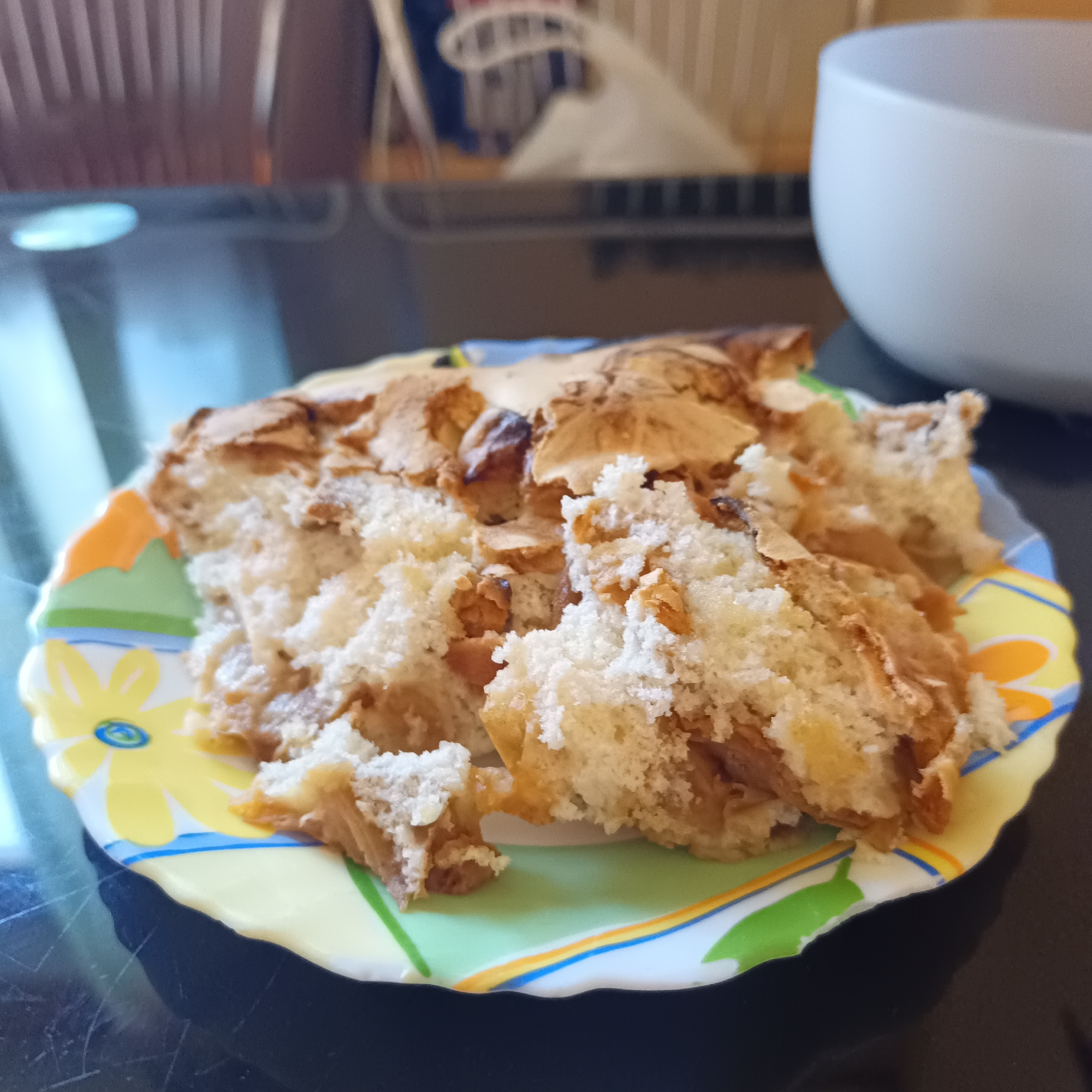 Apples, pie, and a Moscow school from above