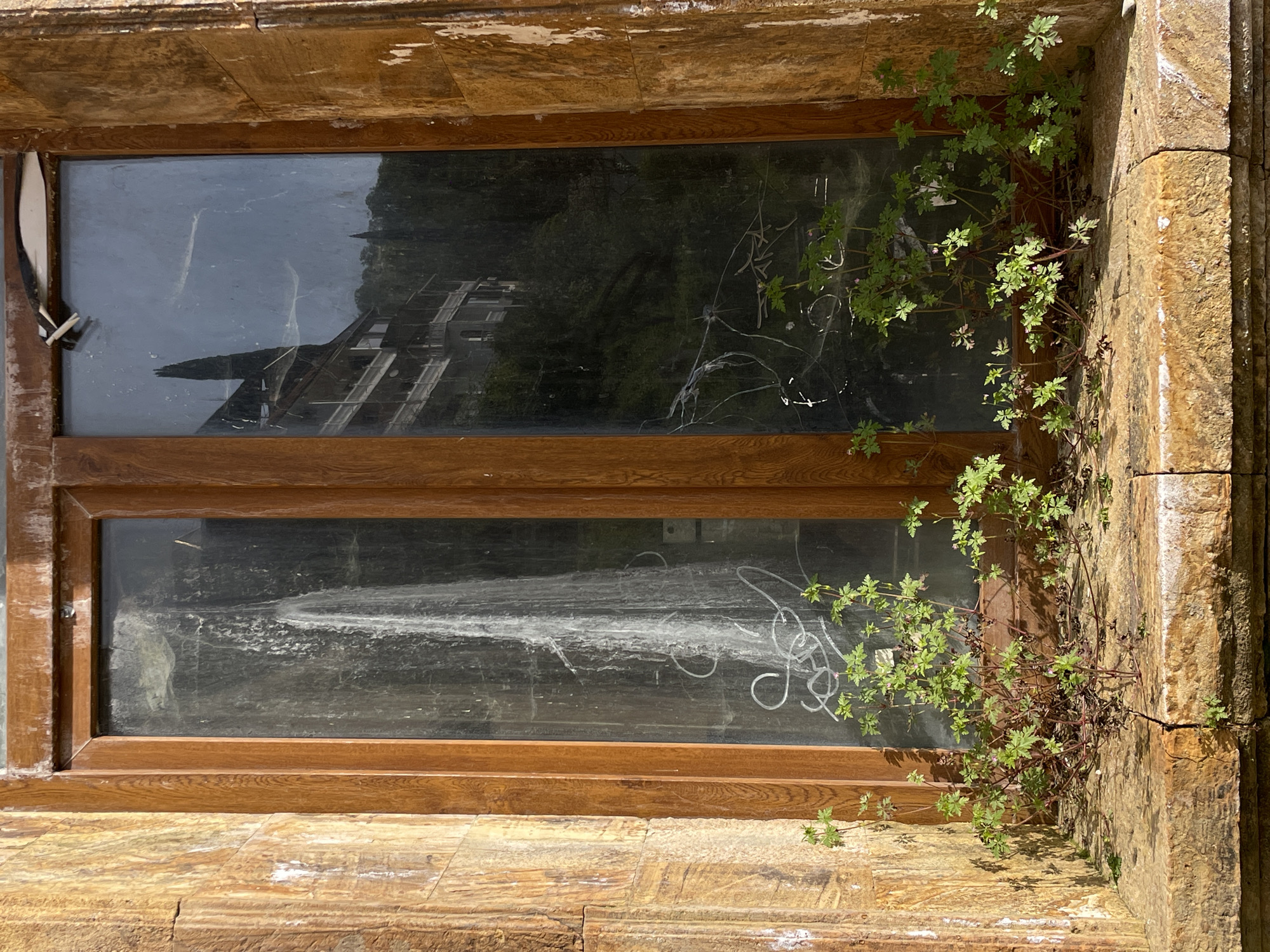 Tourist documents Abkhazia's weathered architecture and natural landscapes