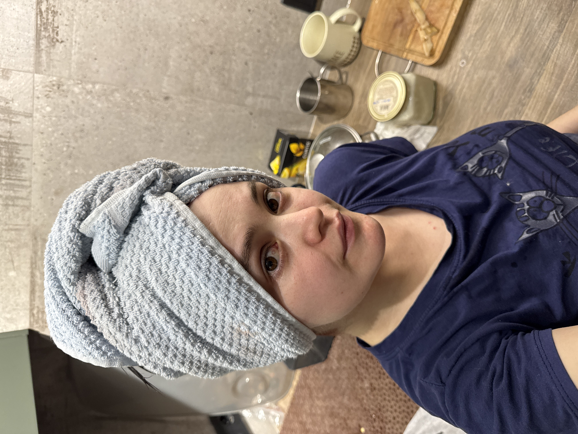Casual indoor selfies captured across Izhevsk homes Friday evening