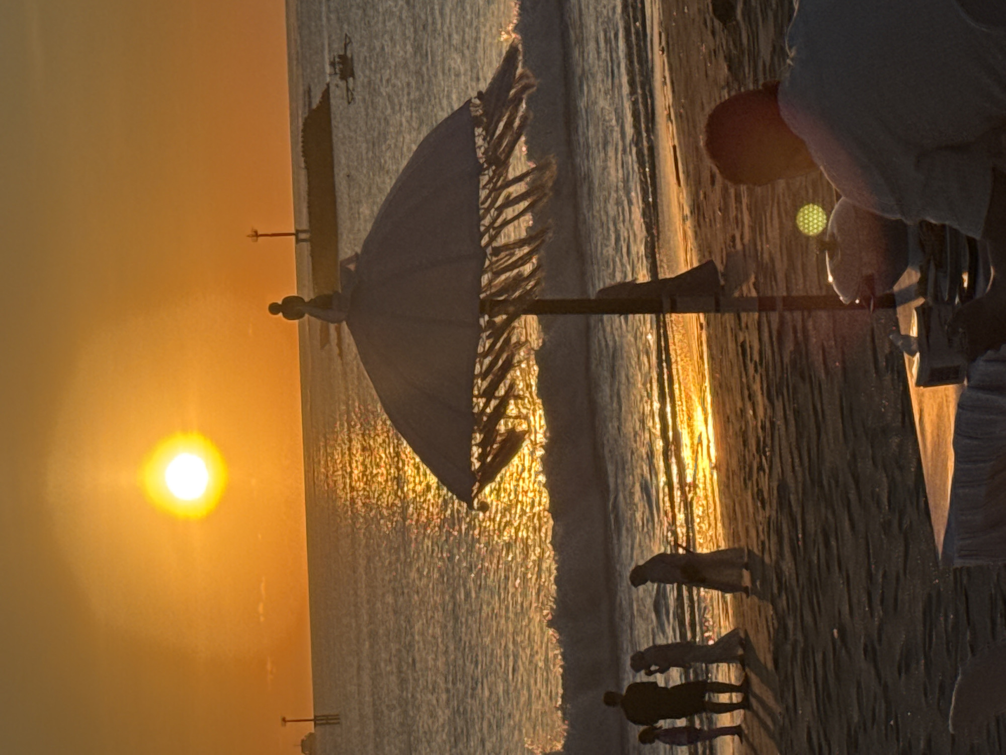 Sunset scenes documented across Kuta Beach Indonesia