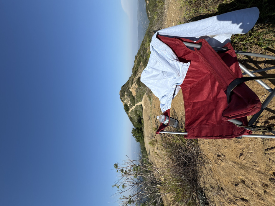Nighttime camping documented in Santa Monica Mountains near Calabasas