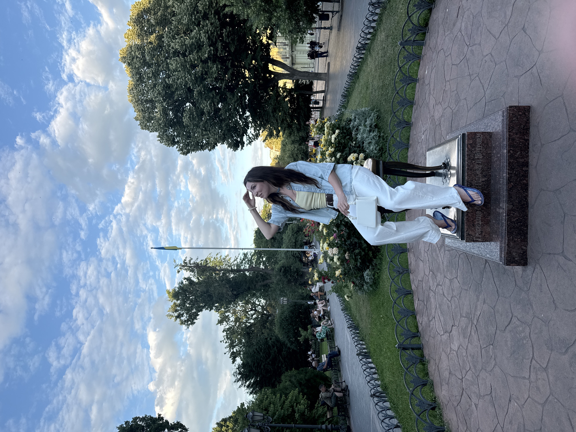 A summer afternoon moving through Odesa's parks, streets, and cafes