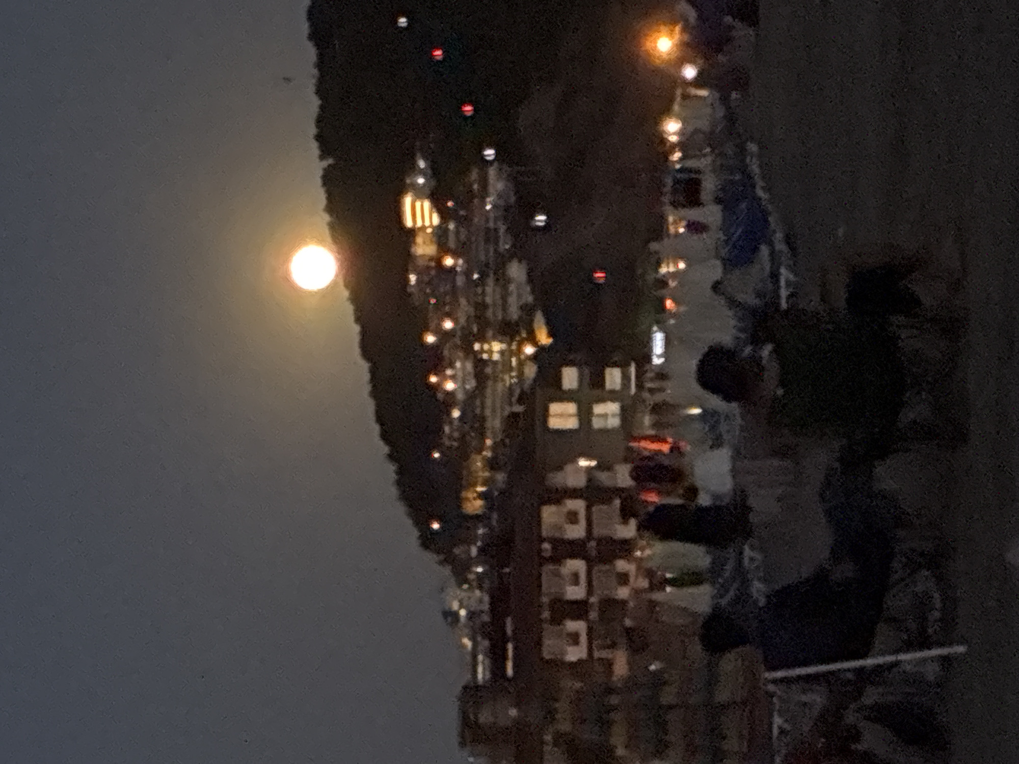 Sunset to moonrise on Alanya's beach