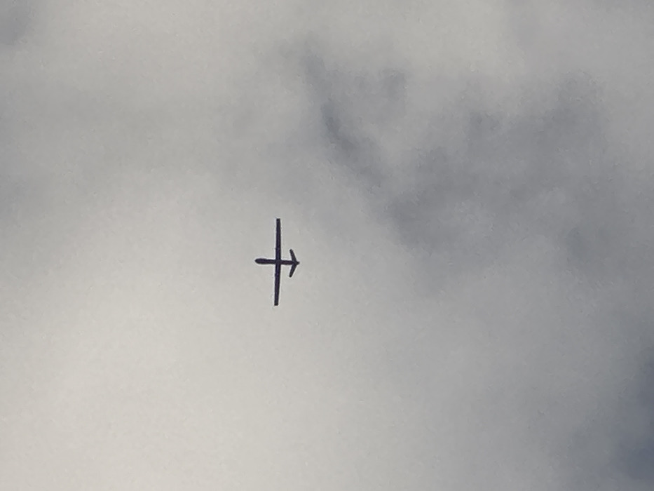 UAV spotted over Israeli settlement, related text captured