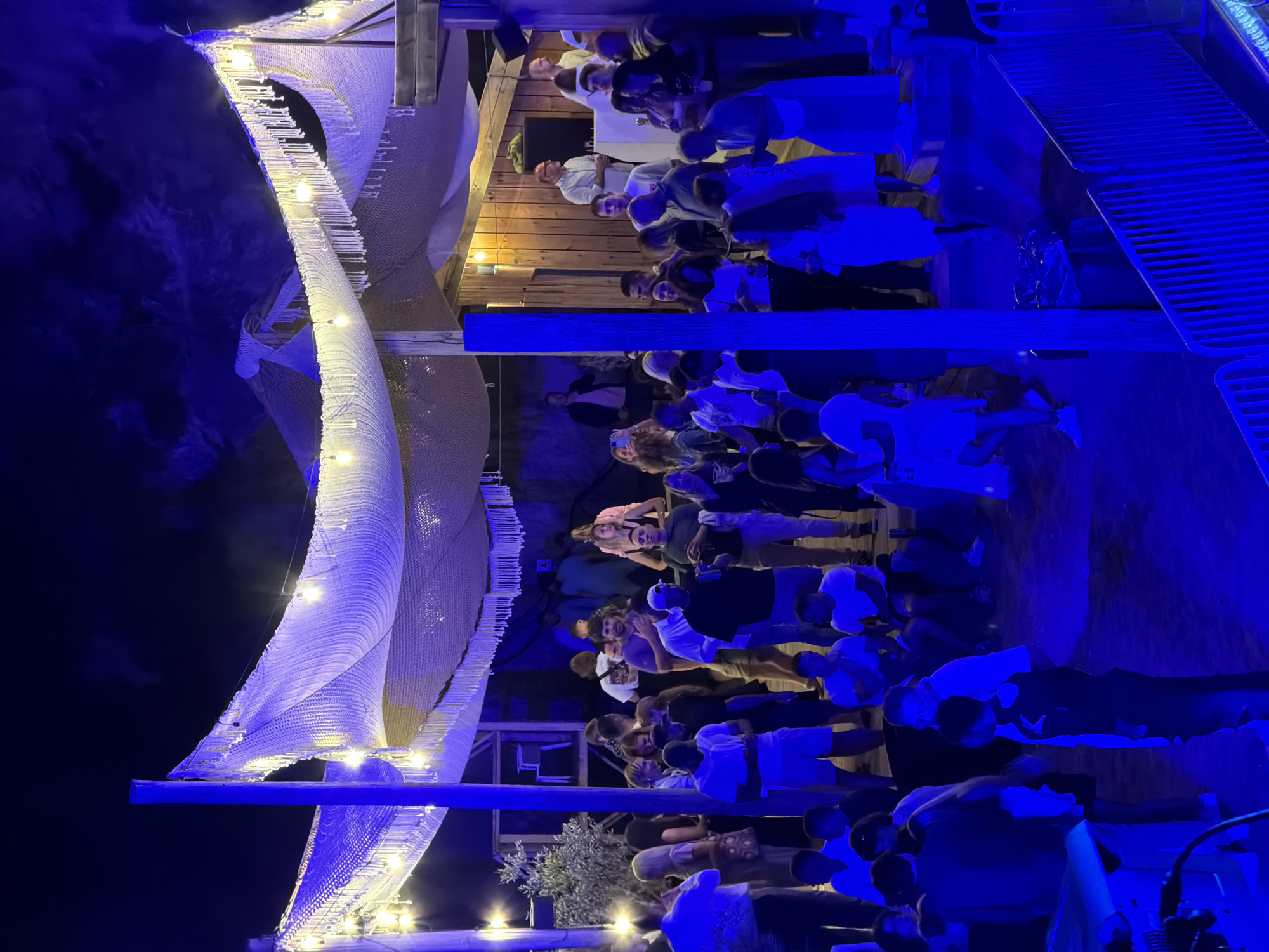 Nighttime DJ gathering draws crowd in Radovići, Montenegro