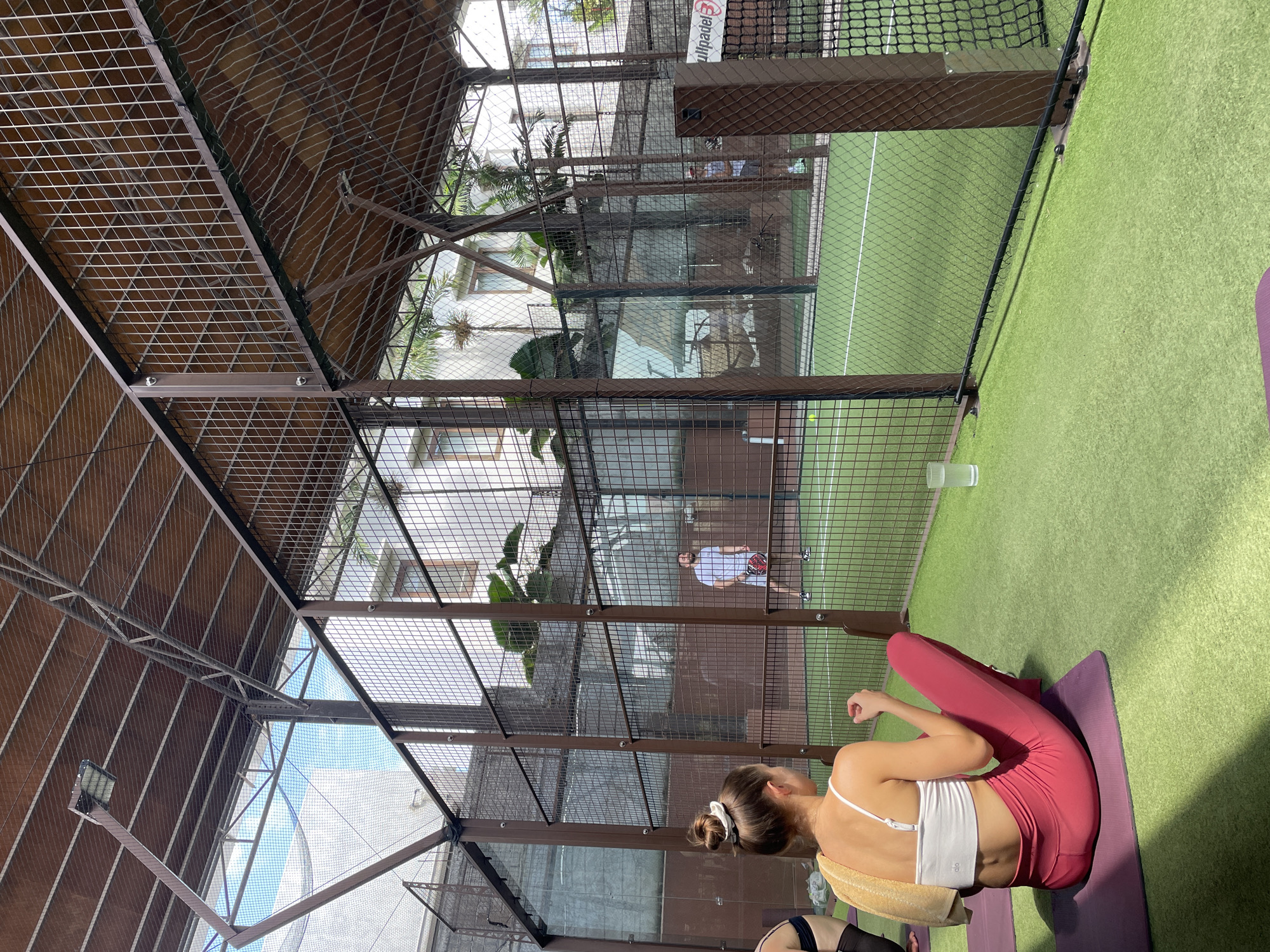 Morning session at a padel and fitness club in North Kuta