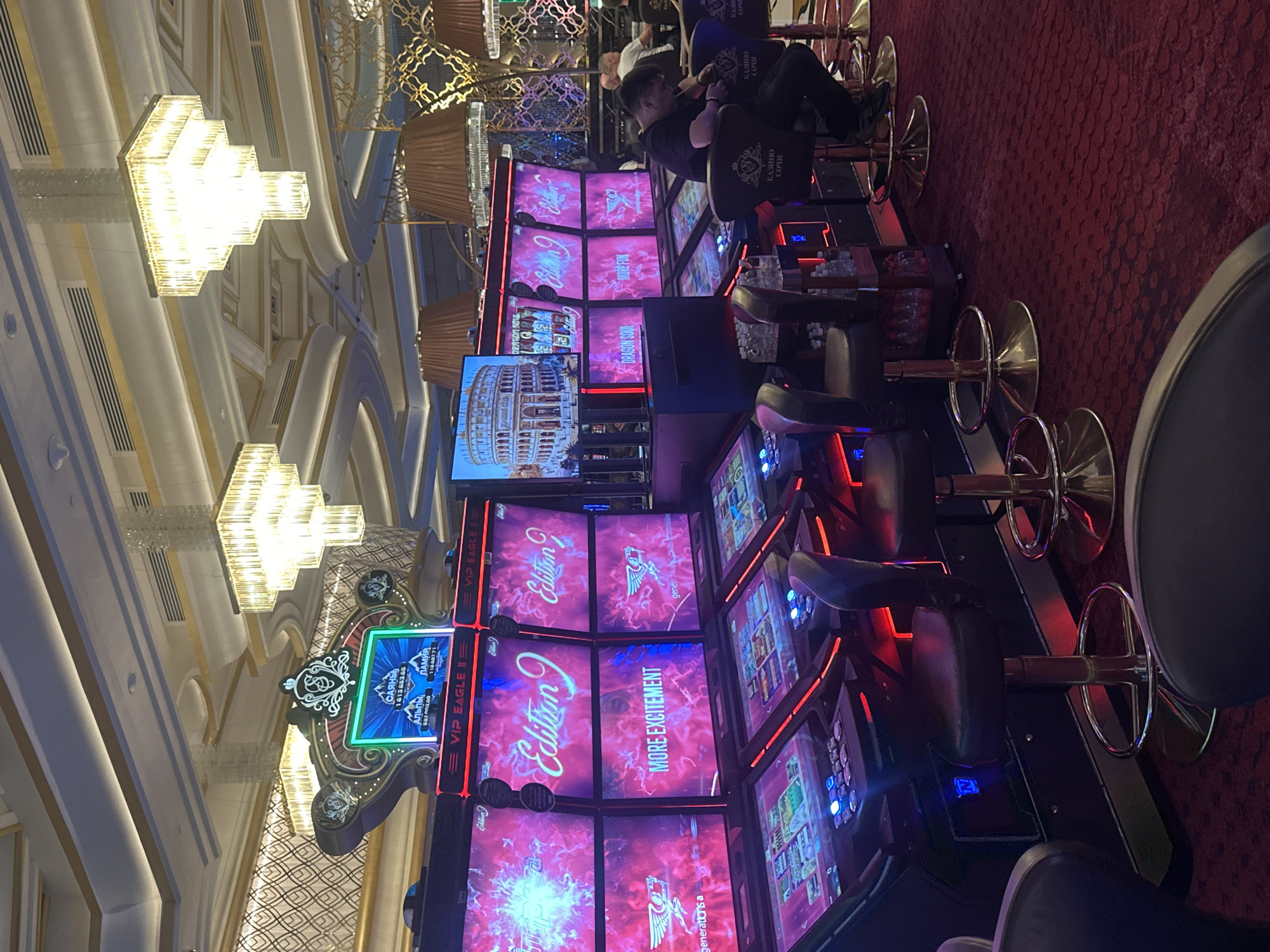 Luxury casino complex documented in Estosadok, Russia